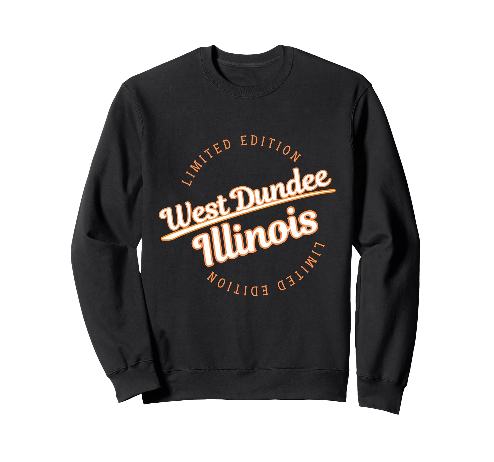 Athletic West Dundee Il Sweatshirt - Fun Novelty Design for Adults - T-Shirt, Sweatshirt, Hoodie