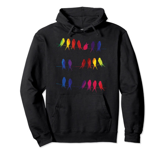 Birding Bird Watcher Watching Gift Hoodie - Unique Graphic Men Women - T-Shirt, Sweatshirt, Hoodie