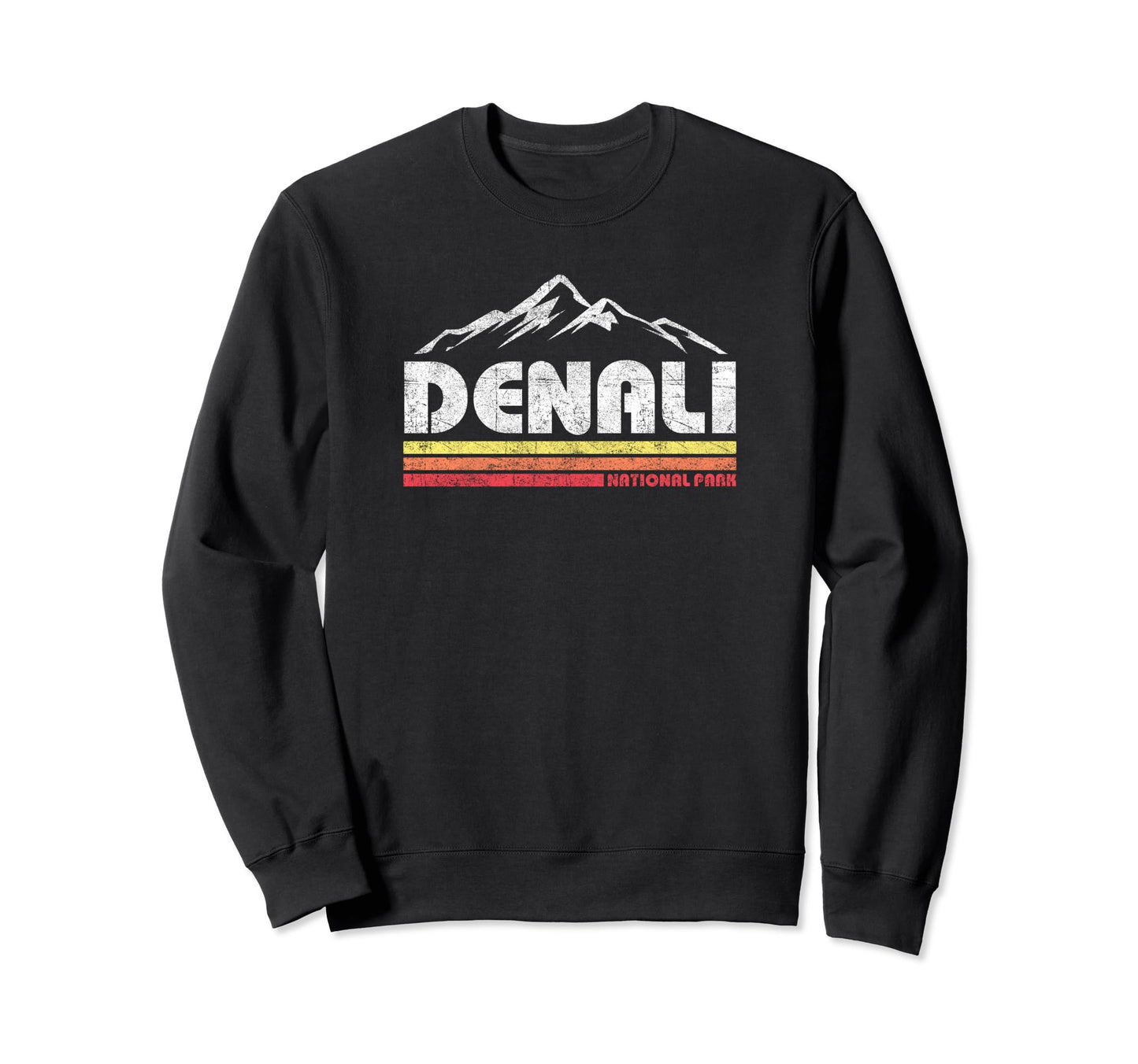 Mt Denali Alaska National Park Sweatshirt - Fun Novelty Design Men Women - T-Shirt, Sweatshirt, Hoodie