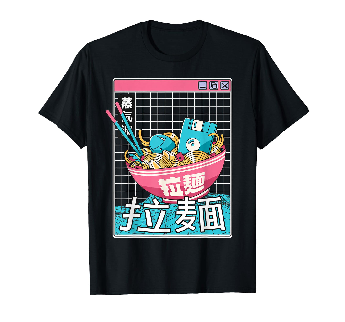 Ramen Noodles Bowl Kawaii Weirdcore T-Shirt - Streetwear Style Unisex - T-Shirt, Sweatshirt, Hoodie