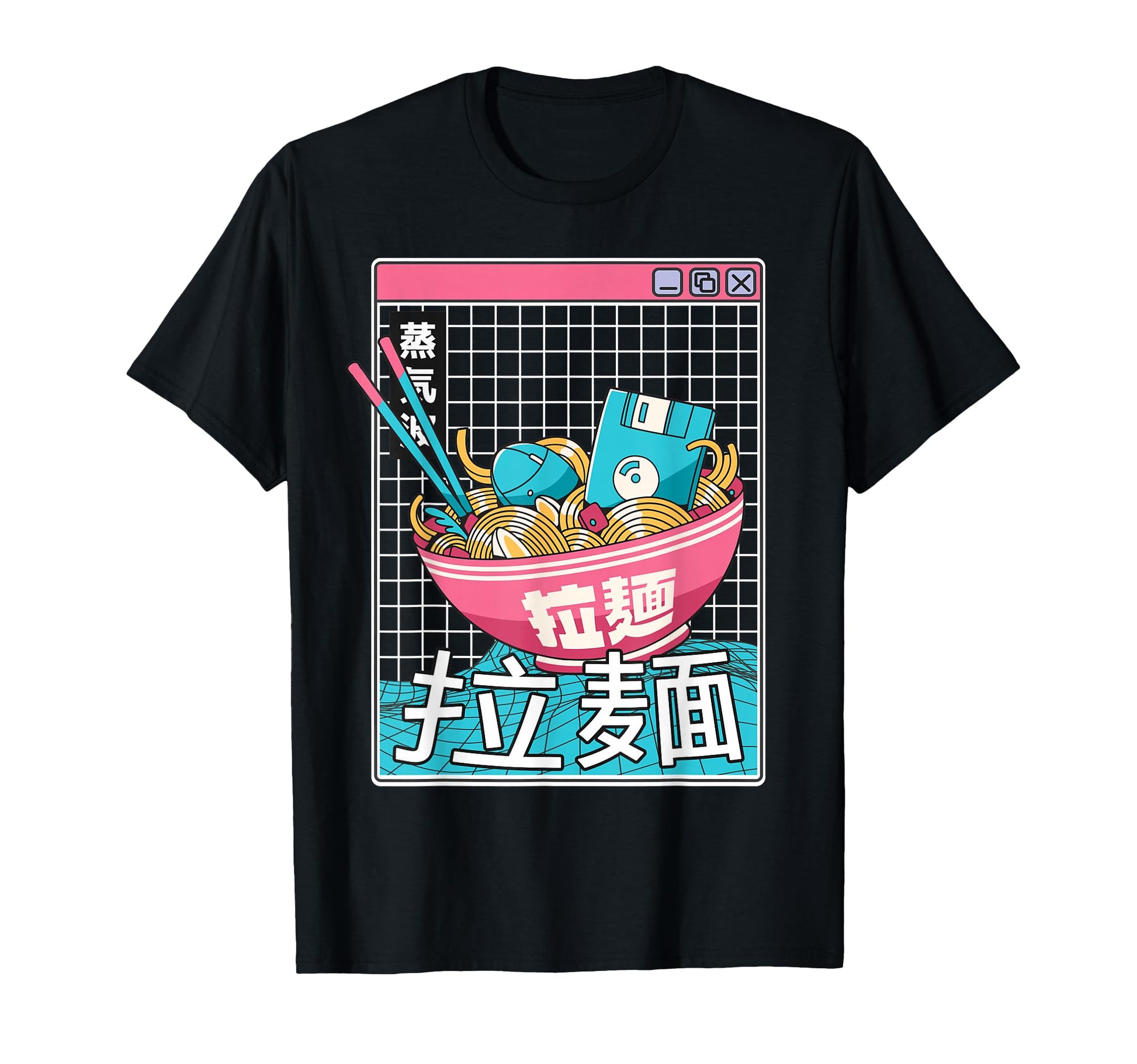 Ramen Noodles Bowl Kawaii Weirdcore T-Shirt - Streetwear Style Unisex - T-Shirt, Sweatshirt, Hoodie