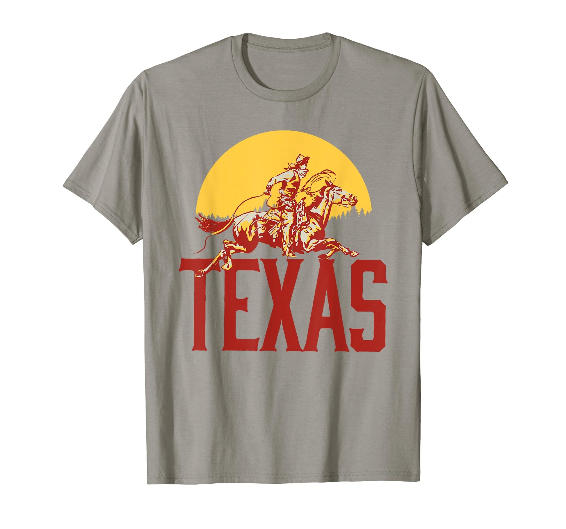 Texas Roping Cowboy T-Shirt - Novelty Apparel for Adults - T-Shirt, Sweatshirt, Hoodie