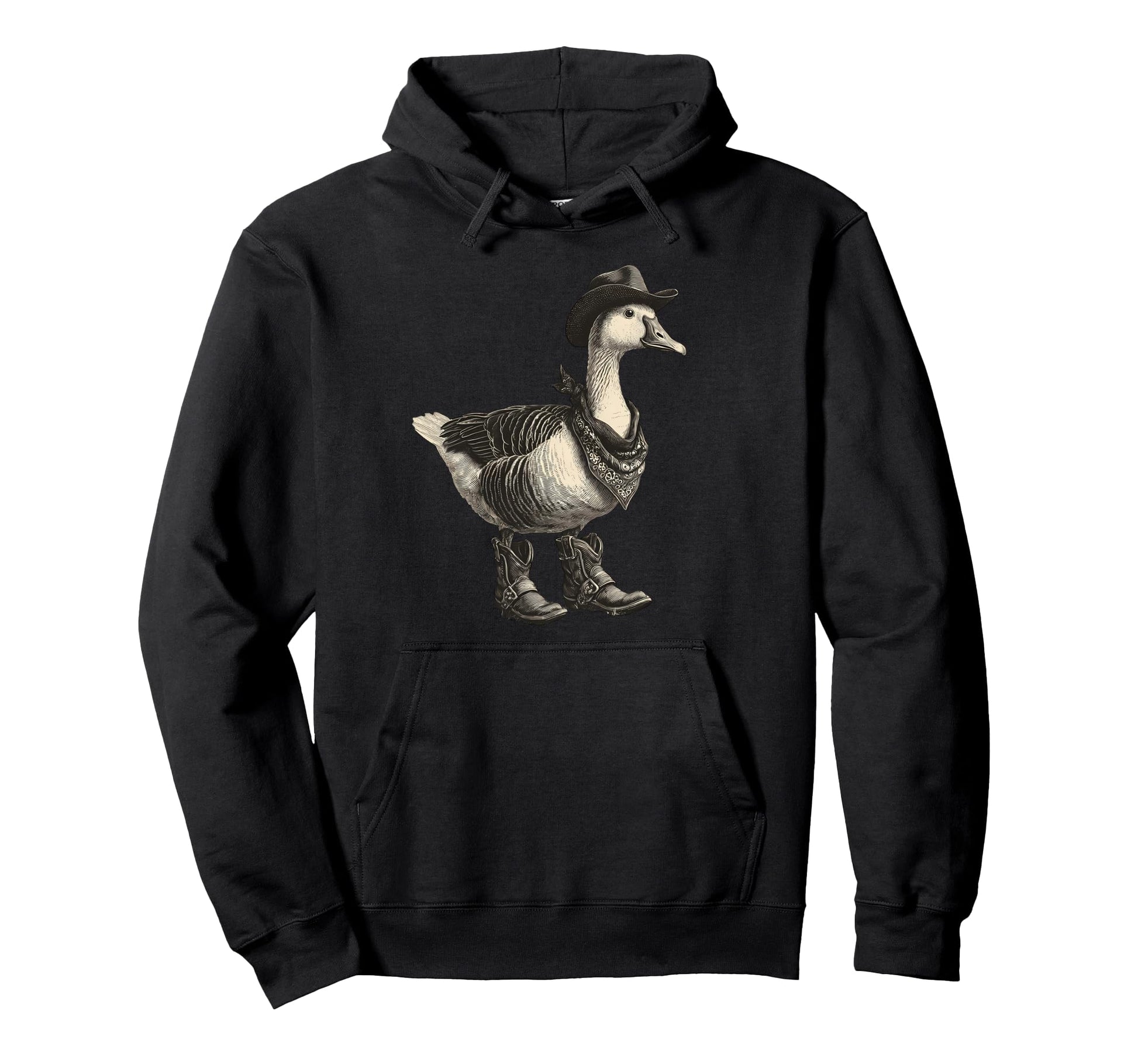Goose Cowboy Rodeo Cowgirl Hoodie - Casual Everyday Wear for Adults - T-Shirt, Sweatshirt, Hoodie