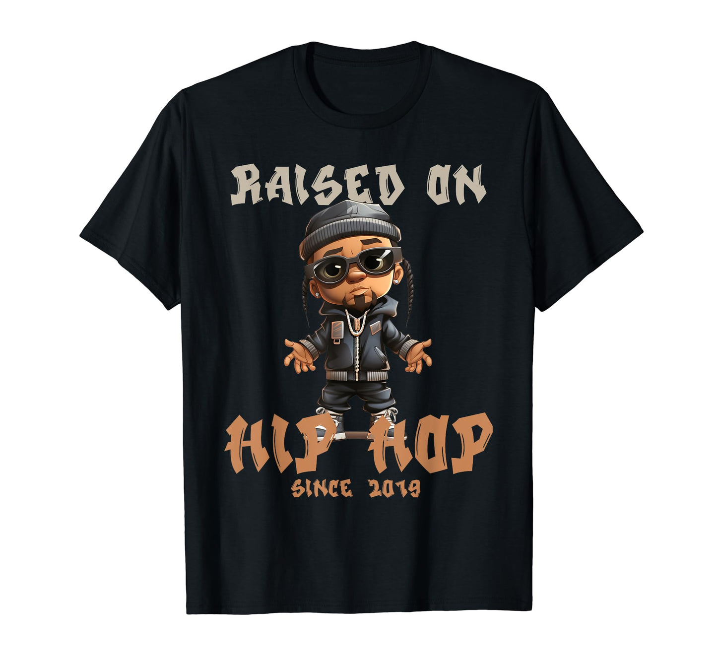 Raised Hip Hop Music Old School T-Shirt - Casual Everyday Wear Unisex - T-Shirt, Sweatshirt, Hoodie