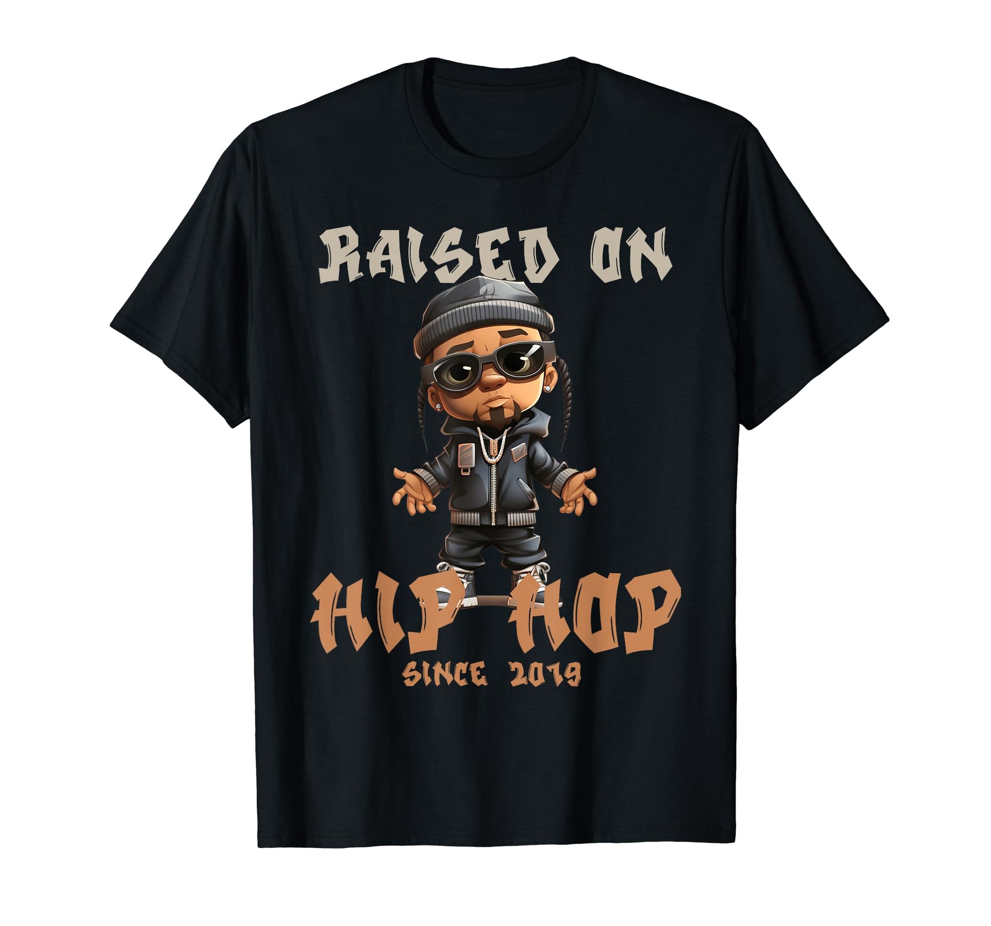 Raised Hip Hop Music Old School T-Shirt - Casual Everyday Wear Unisex - T-Shirt, Sweatshirt, Hoodie