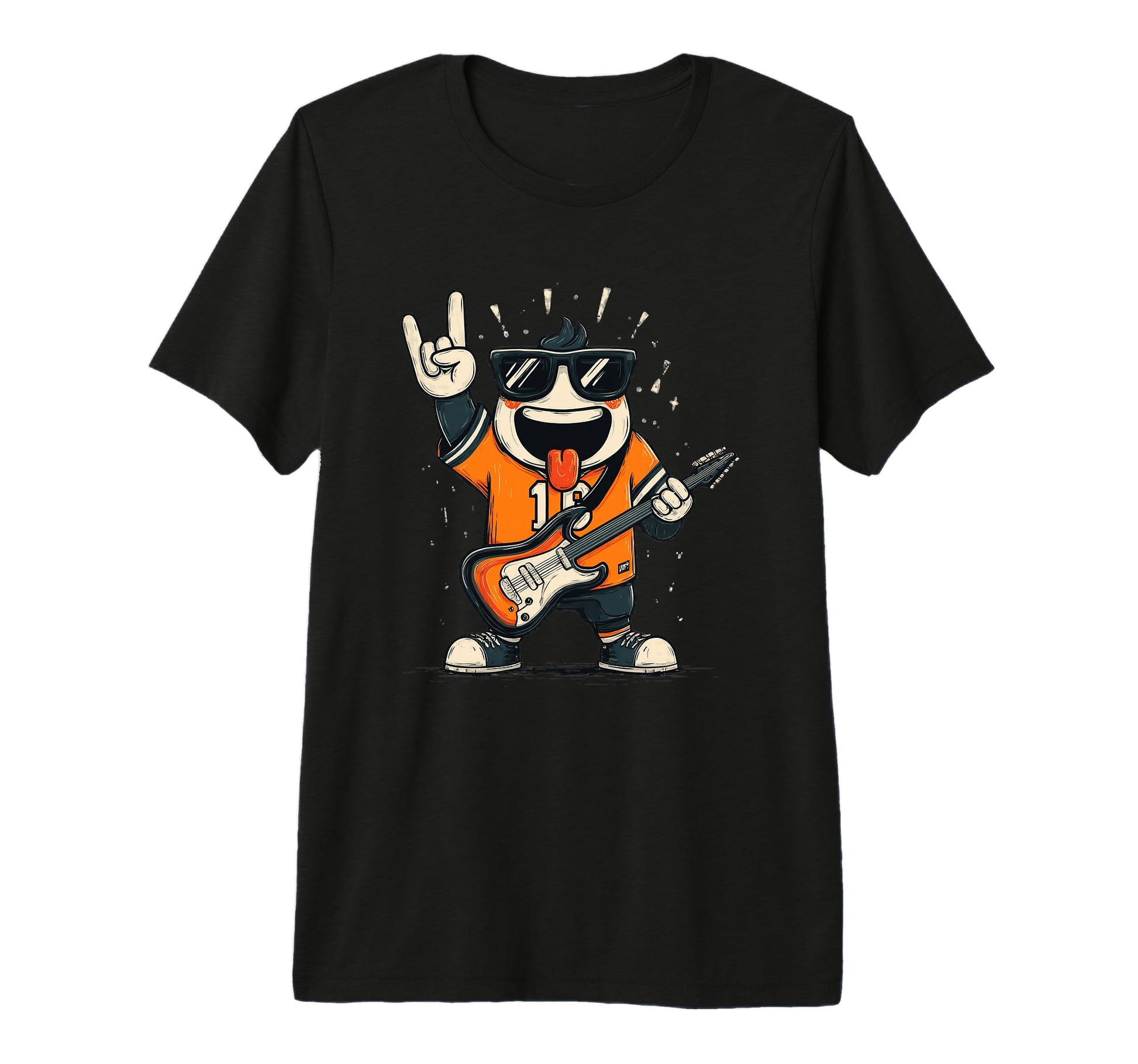 Funny Cartoon Character Rock Music T-Shirt - Novelty Apparel Men Women - T-Shirt, Sweatshirt, Hoodie