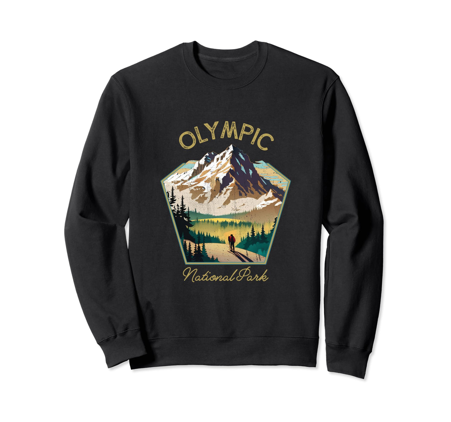Olympic National Park Souvenir Sweatshirt - Novelty Apparel Unisex - T-Shirt, Sweatshirt, Hoodie