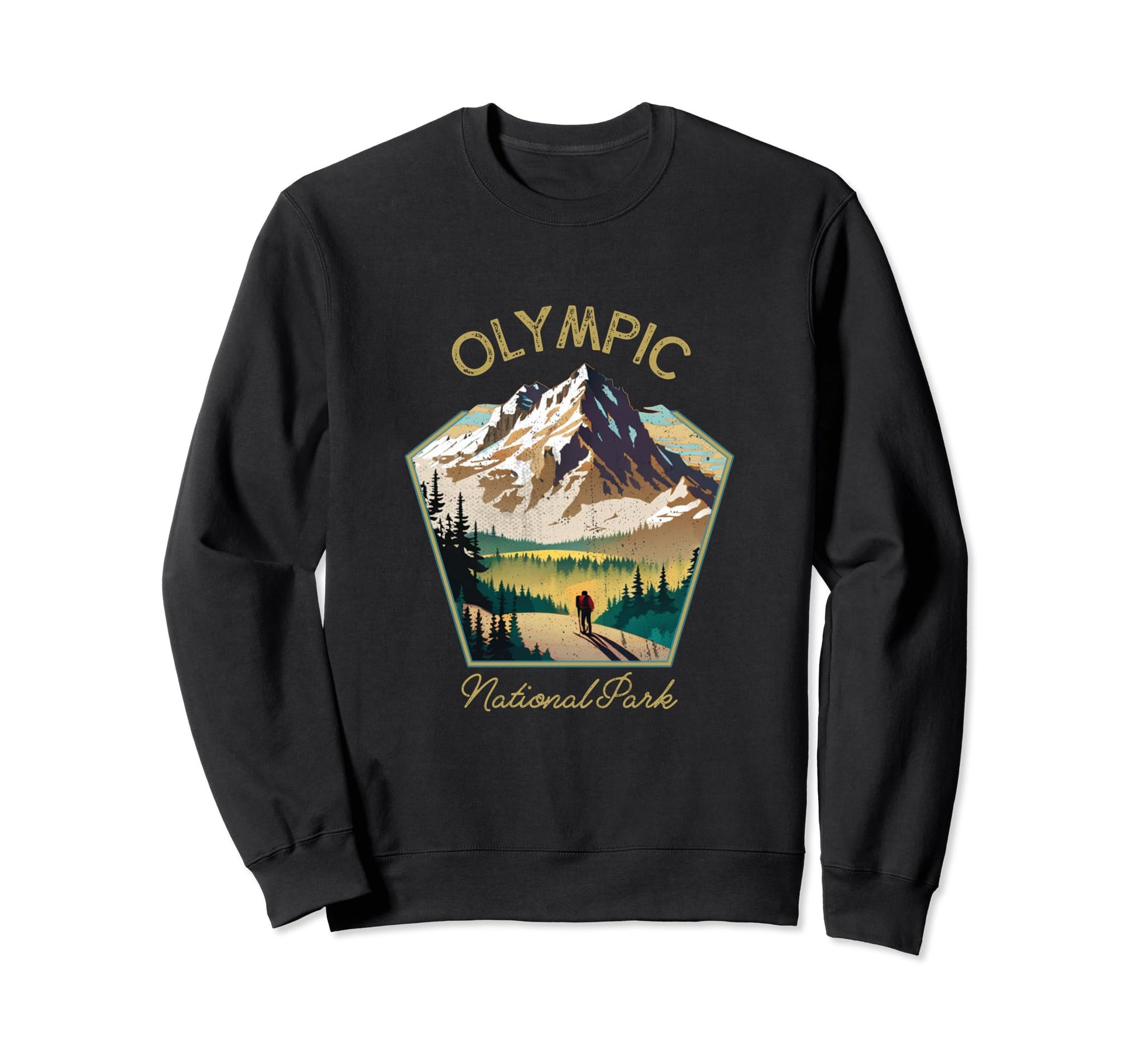 Olympic National Park Souvenir Sweatshirt - Novelty Apparel Unisex - T-Shirt, Sweatshirt, Hoodie
