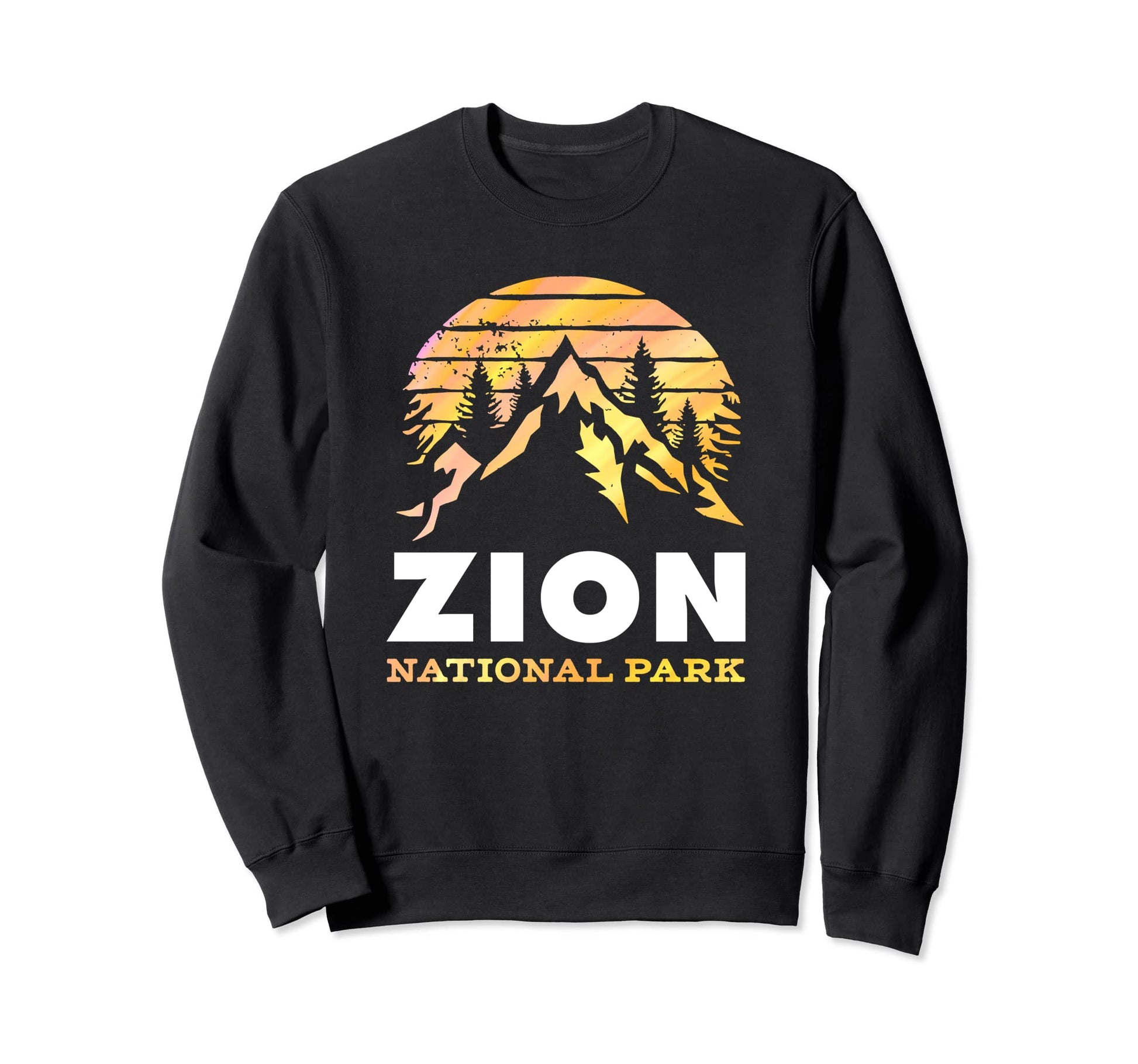Zion National Park Utah Sweatshirt - Graphic Print Unisex - T-Shirt, Sweatshirt, Hoodie