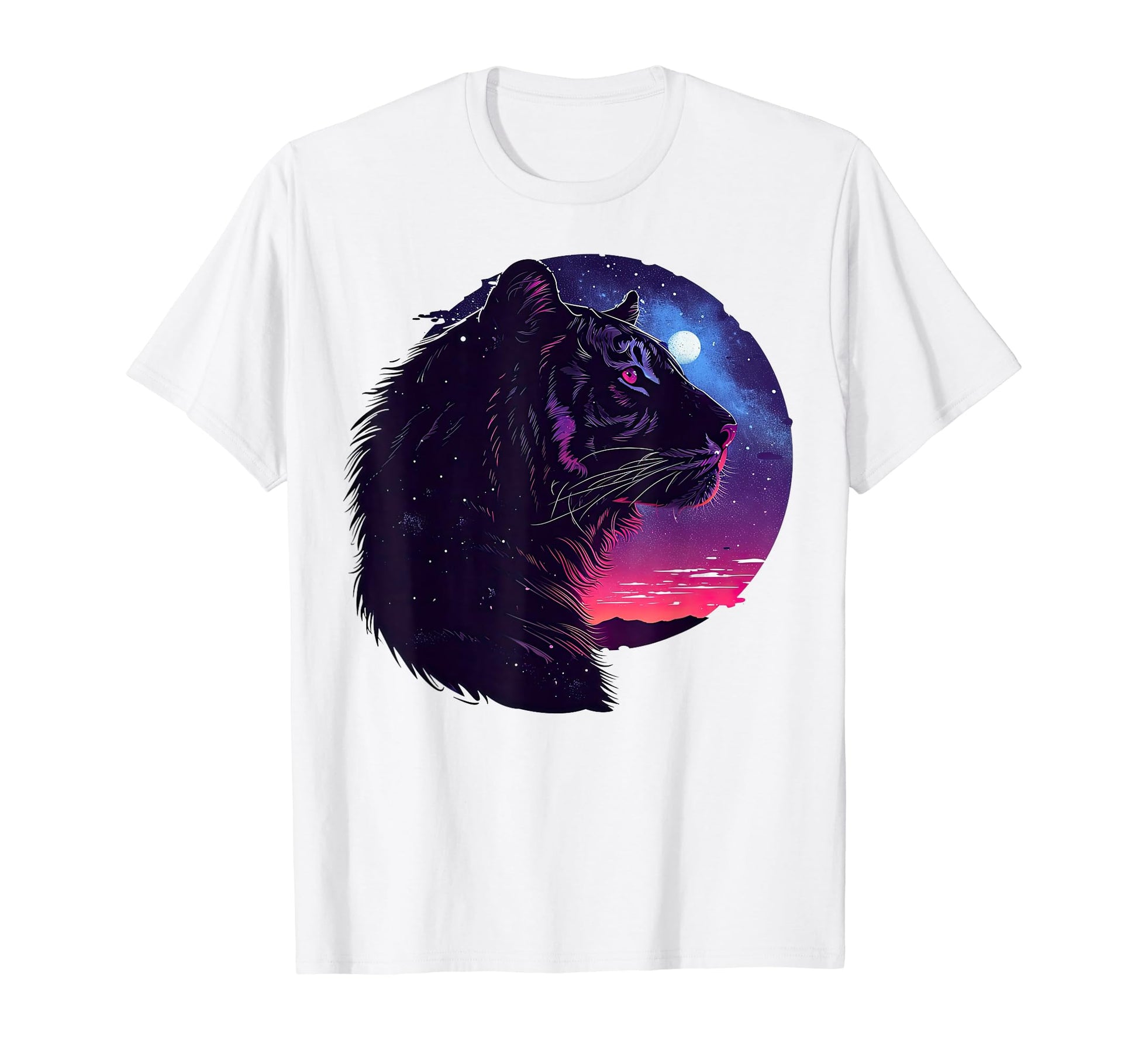 Tiger Galactic Vaporwave T-Shirt - Casual Everyday Wear for Adults - T-Shirt, Sweatshirt, Hoodie