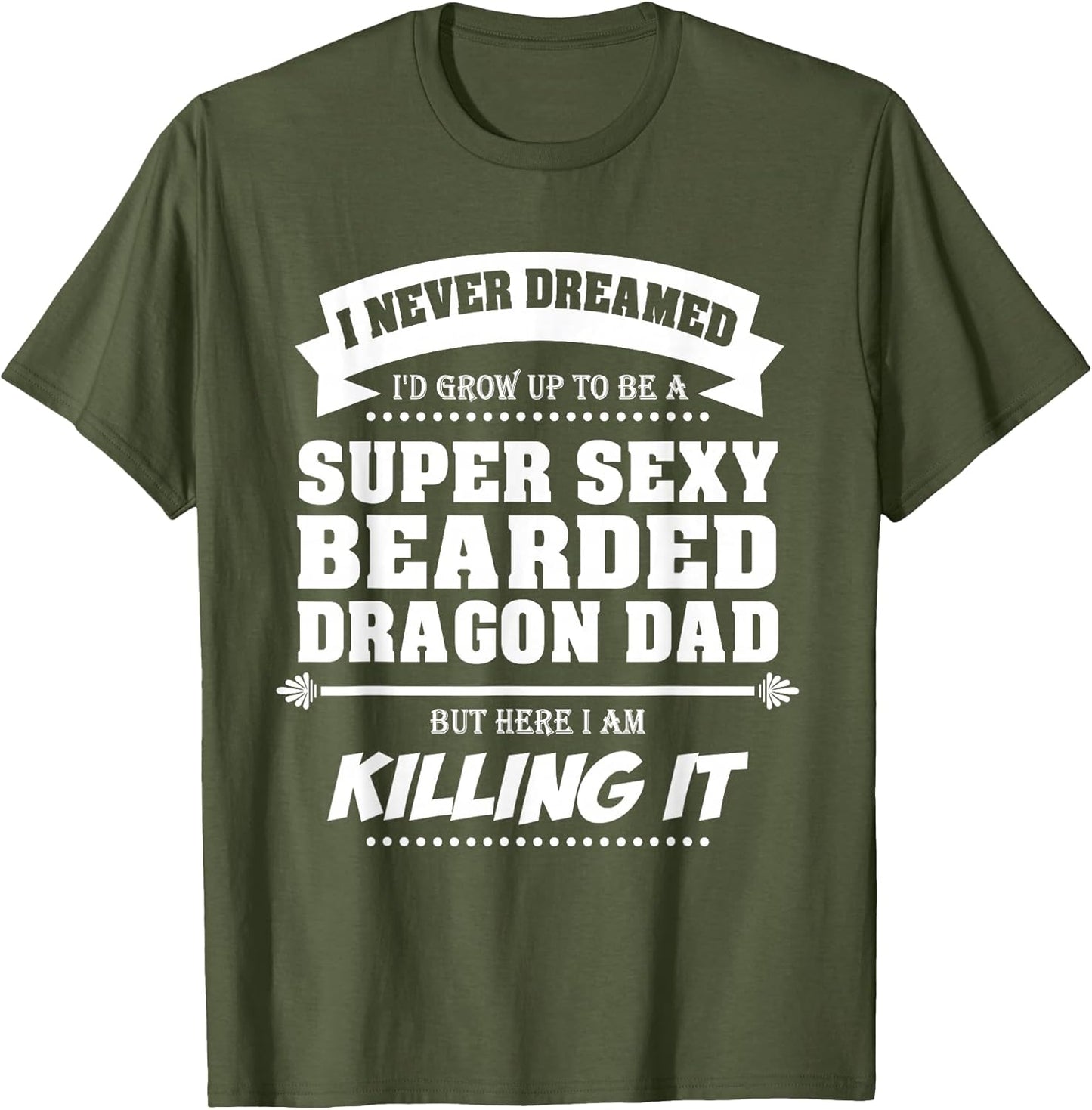 Moito Bearded Dragon Dad - Adult & Kids T-Shirts, Sweatshirts & Hoodies apparel design preview 1