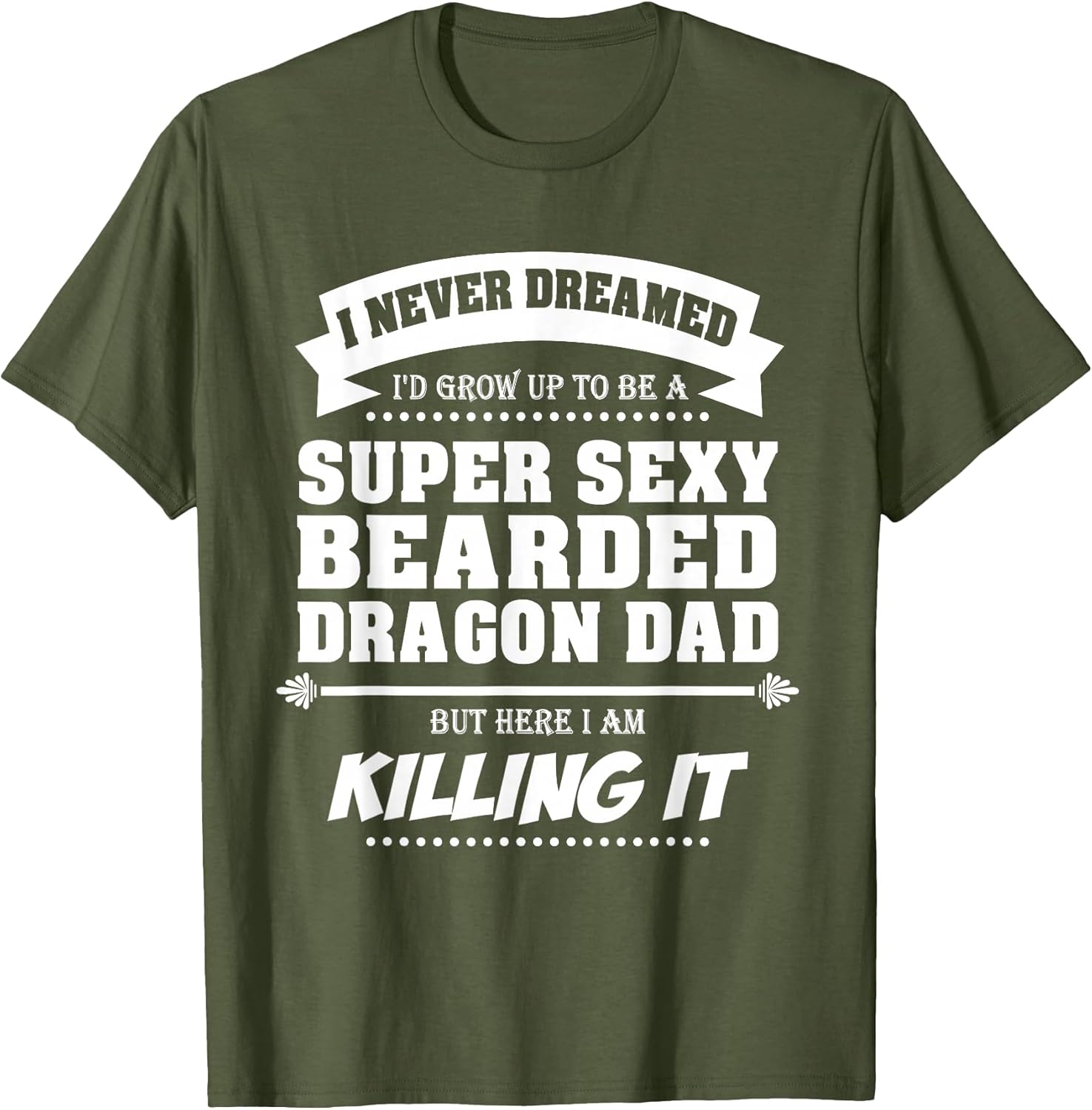 Moito Bearded Dragon Dad - Adult & Kids T-Shirts, Sweatshirts & Hoodies apparel design preview 1