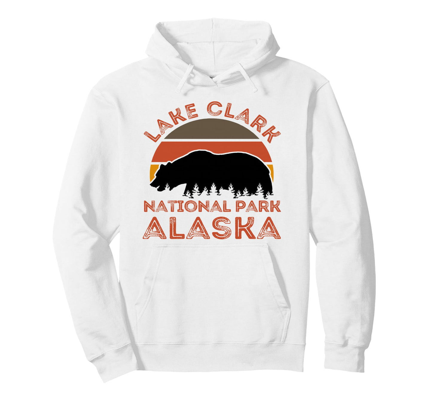 Lake Clark National Park Alaska Usa Hoodie - Minimalist Print Unisex - T-Shirt, Sweatshirt, Hoodie