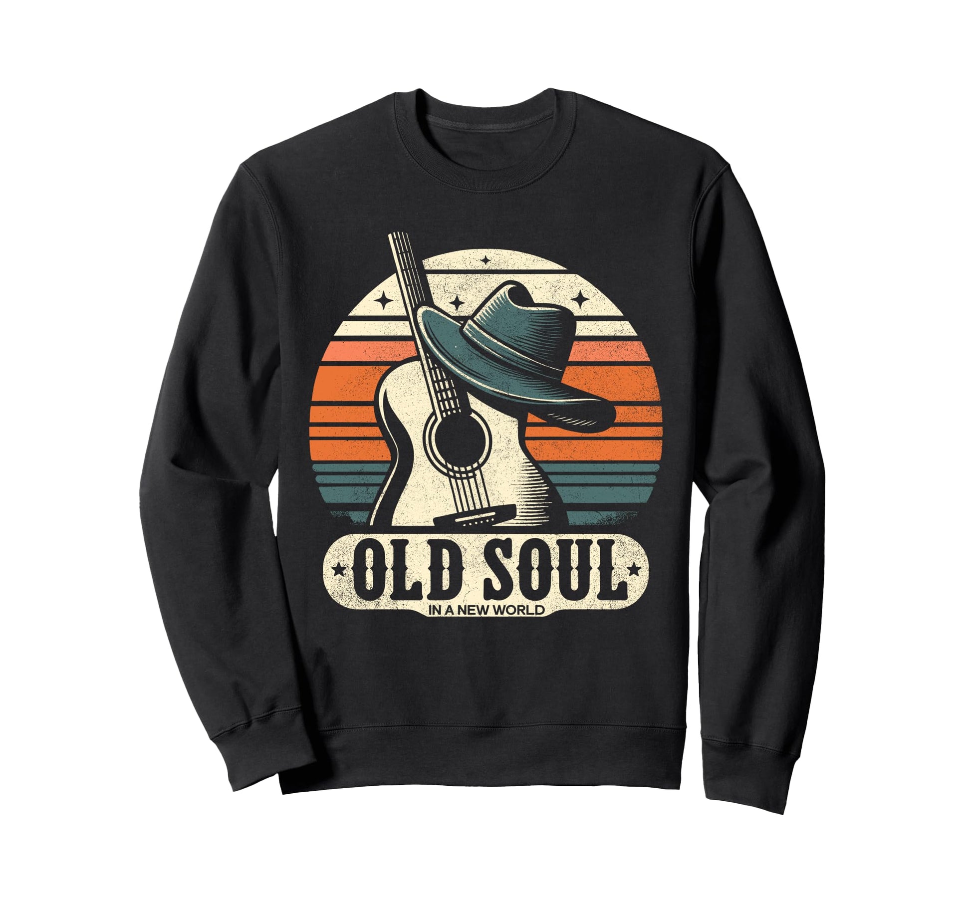 Living New World Old Soul Western Sweatshirt - Streetwear Style Men Women - T-Shirt, Sweatshirt, Hoodie