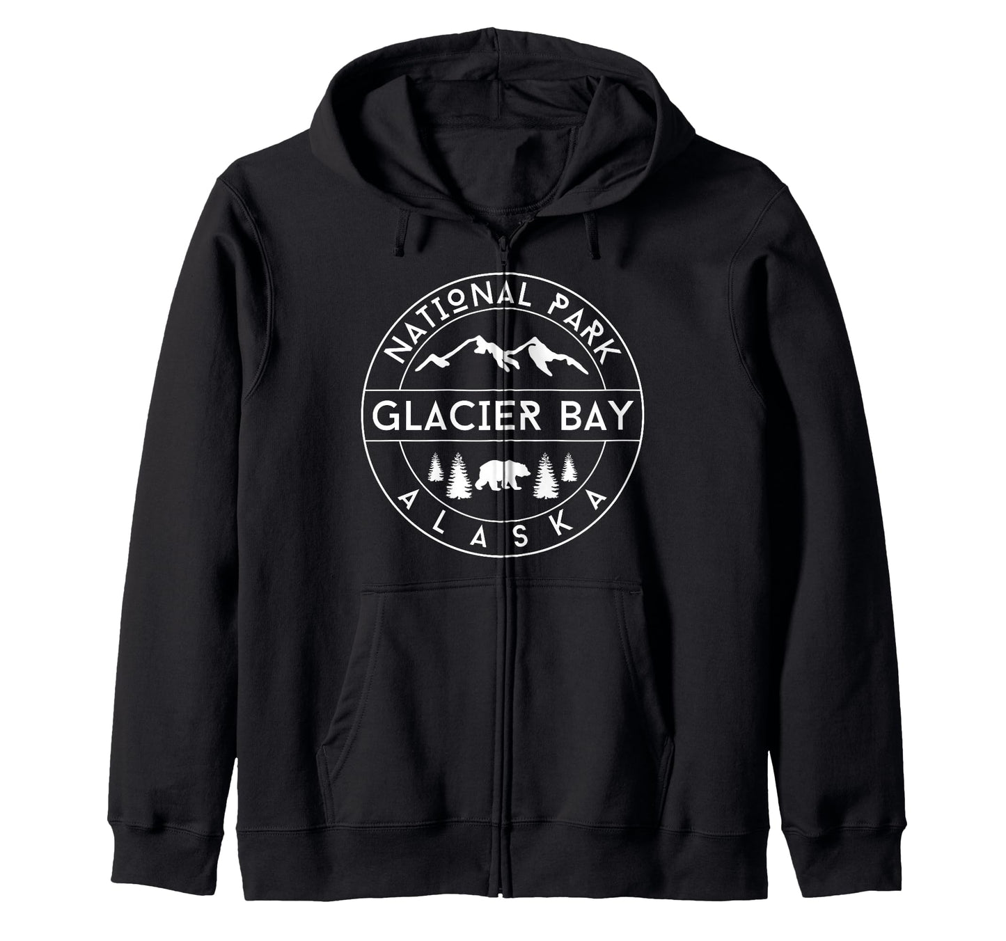 Glacier Bay National Park Alaska Sweatshirt - Custom Art Print for Adults - T-Shirt, Sweatshirt, Hoodie