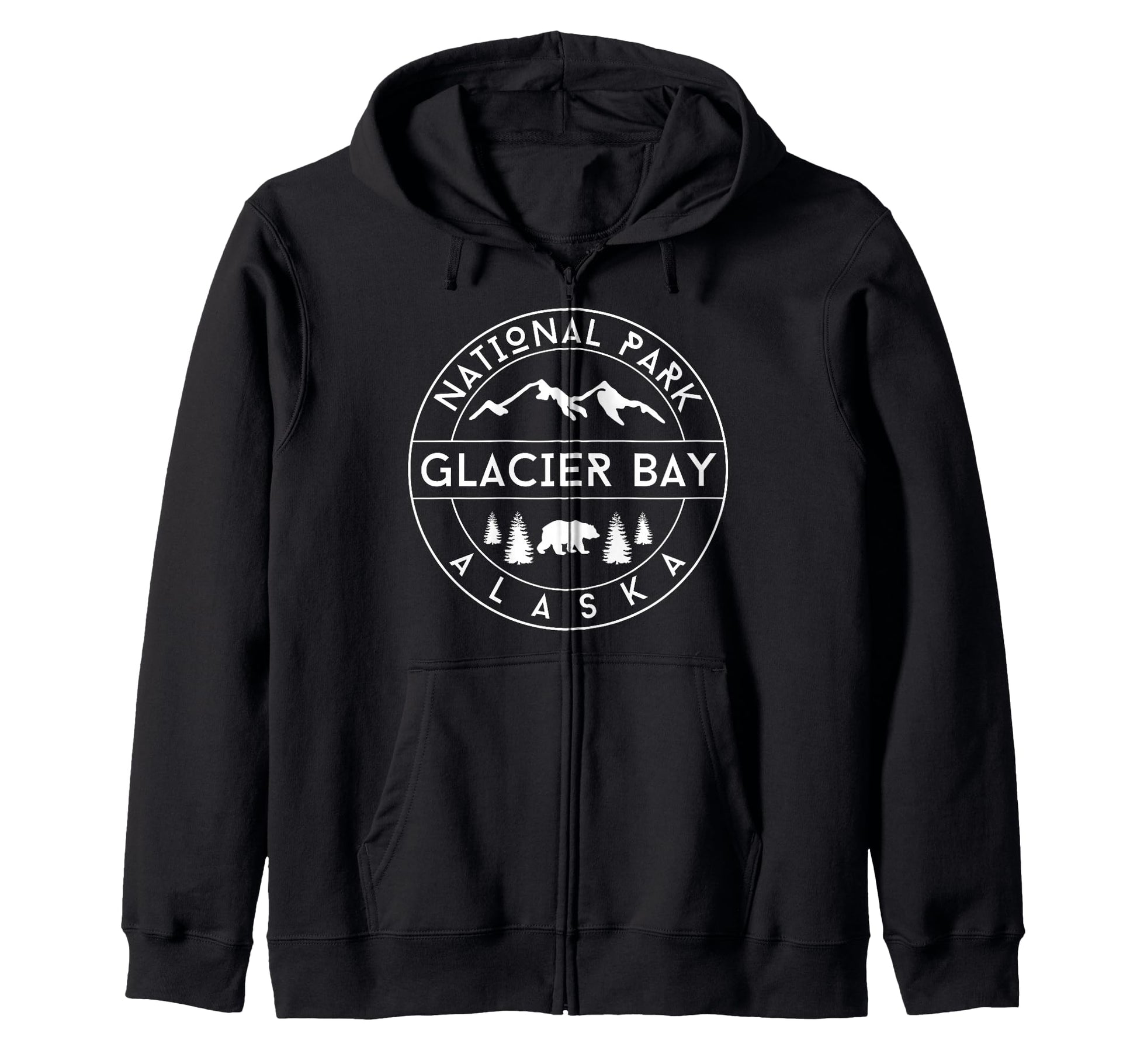 Glacier Bay National Park Alaska Sweatshirt - Custom Art Print for Adults - T-Shirt, Sweatshirt, Hoodie