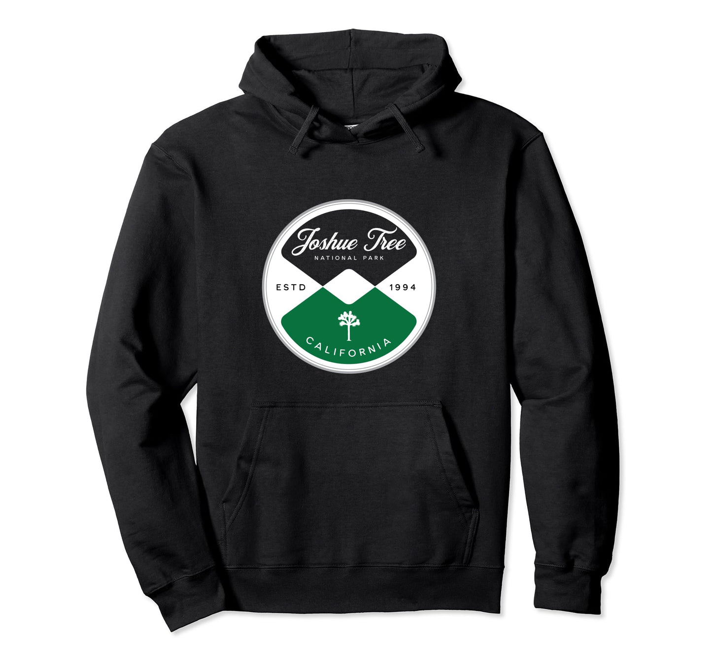 Joshua Tree National Park California Circle Hoodie - Unique Graphic Unisex - T-Shirt, Sweatshirt, Hoodie
