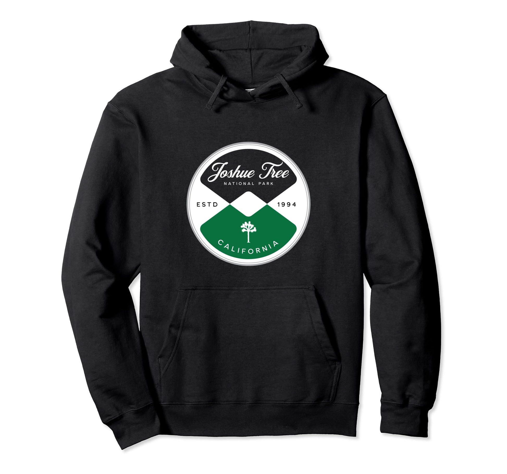 Joshua Tree National Park California Circle Hoodie - Unique Graphic Unisex - T-Shirt, Sweatshirt, Hoodie