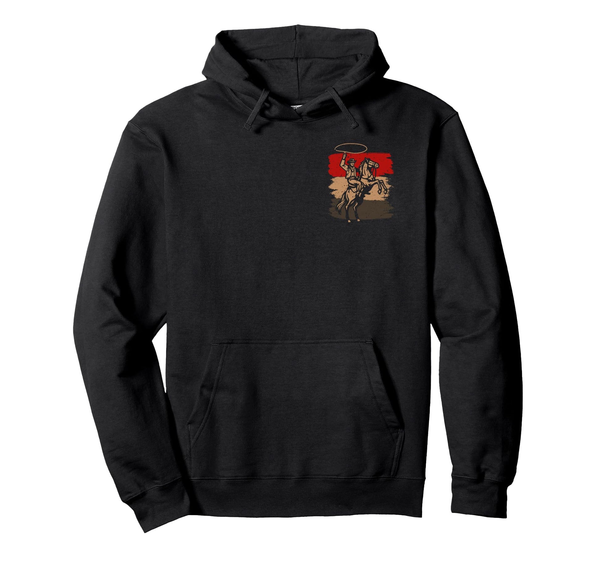 Ride Strong Cowboy Horse Western Hoodie - Streetwear Style Men Women - T-Shirt, Sweatshirt, Hoodie