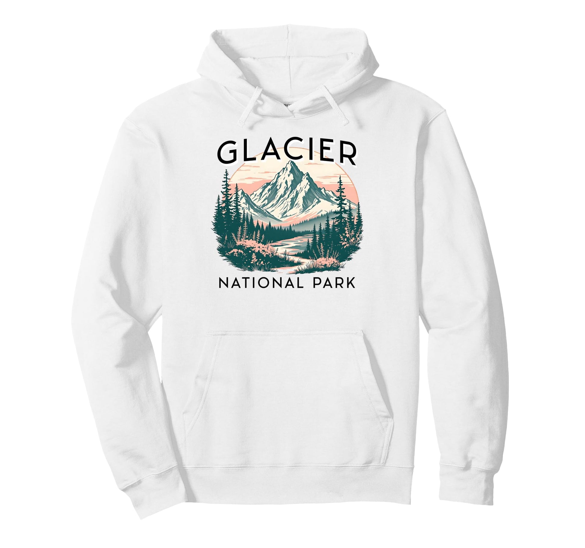 Glacier National Park Montana Sweatshirt - Casual Everyday Wear Men Women - T-Shirt, Sweatshirt, Hoodie