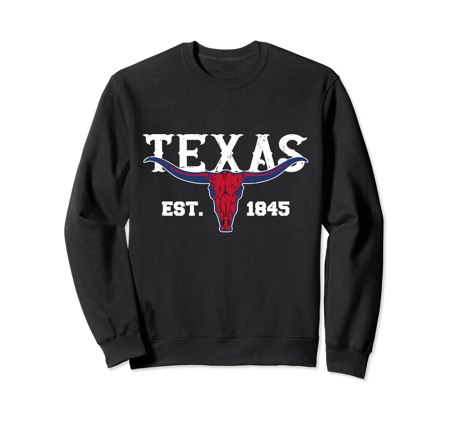 Texas Longhorn Rodeo Cowboy Texas Sweatshirt - Custom Art Print for Adults - T-Shirt, Sweatshirt, Hoodie
