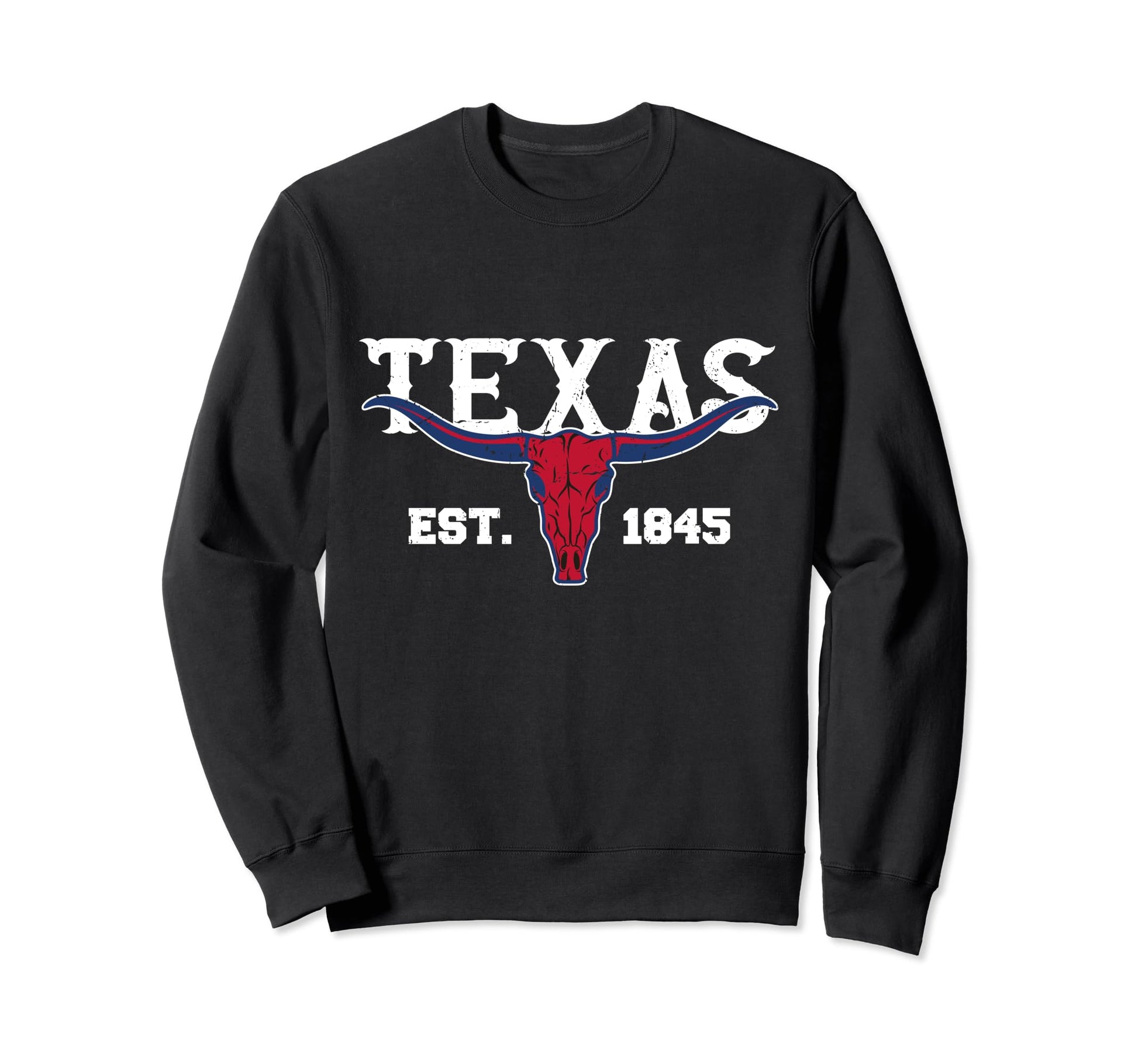 Texas Longhorn Rodeo Cowboy Texas Sweatshirt - Custom Art Print for Adults - T-Shirt, Sweatshirt, Hoodie
