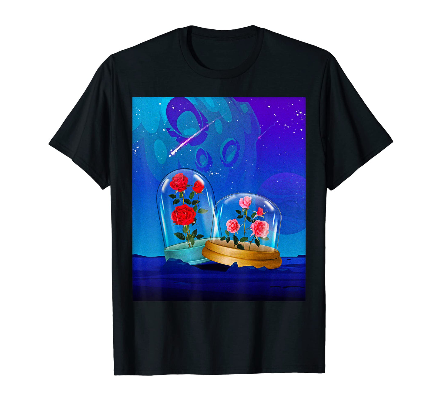 Atom Punk Aesthetic Vaporwave Roses T-Shirt - Aesthetic Graphic Unisex - T-Shirt, Sweatshirt, Hoodie