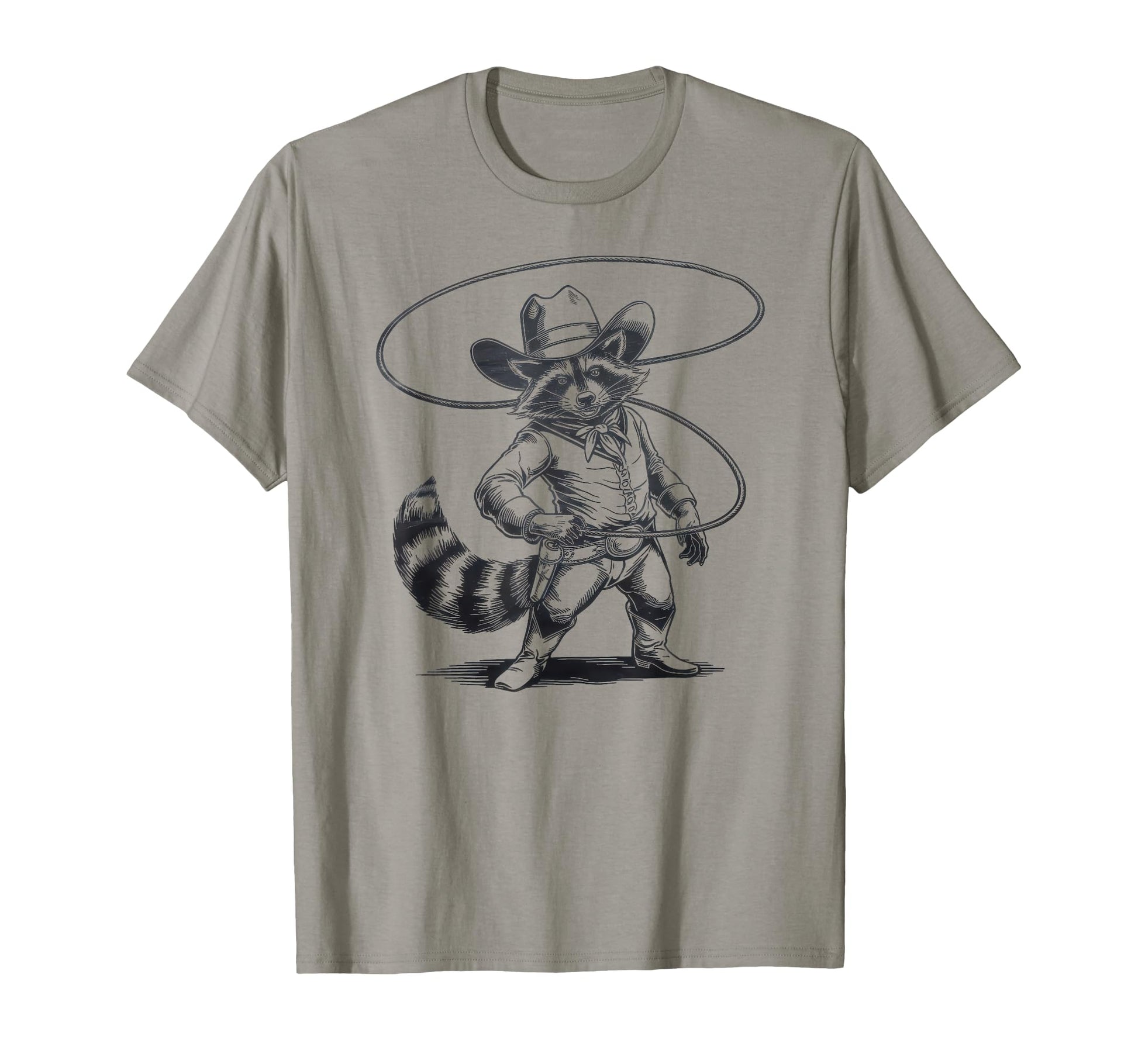 Raccoon 90S Country Music Western T-Shirt - Unique Graphic Men Women - T-Shirt, Sweatshirt, Hoodie