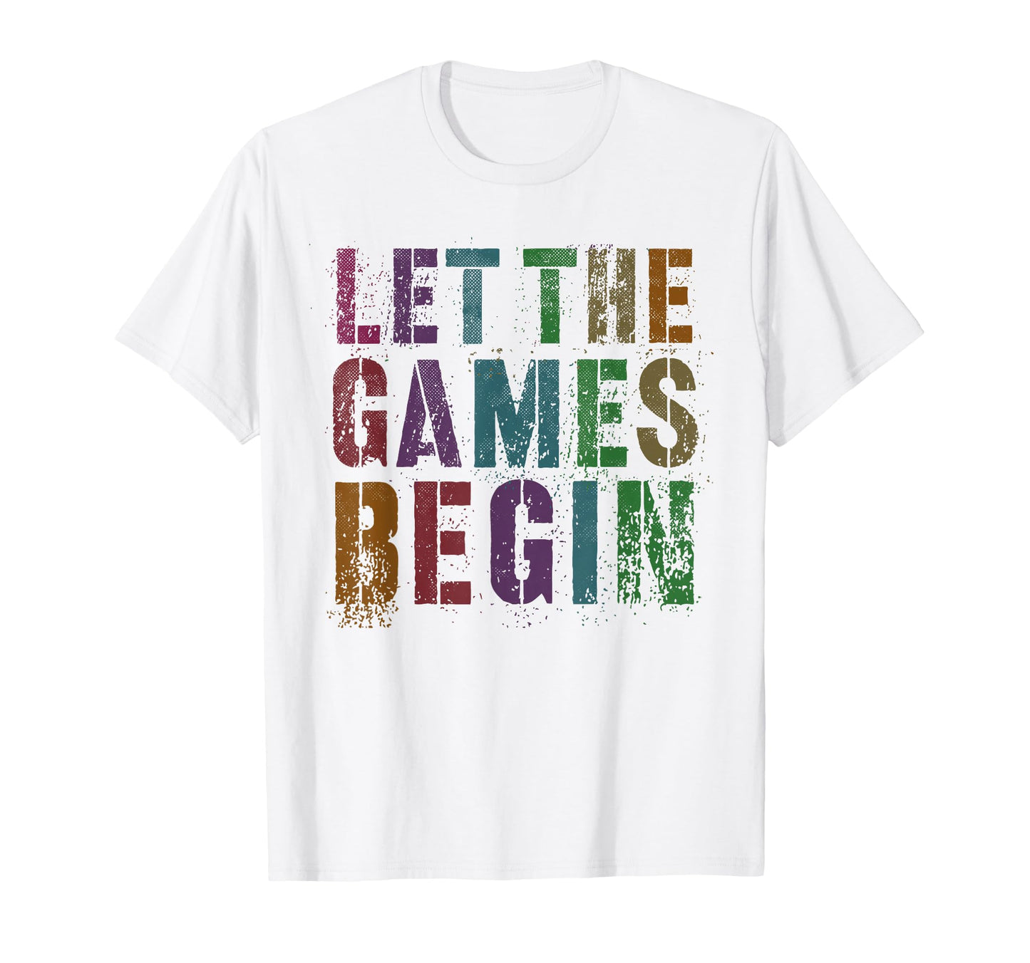 Funny Let Games Begin Field Day T-Shirt - Minimalist Print Men Women - T-Shirt, Sweatshirt, Hoodie