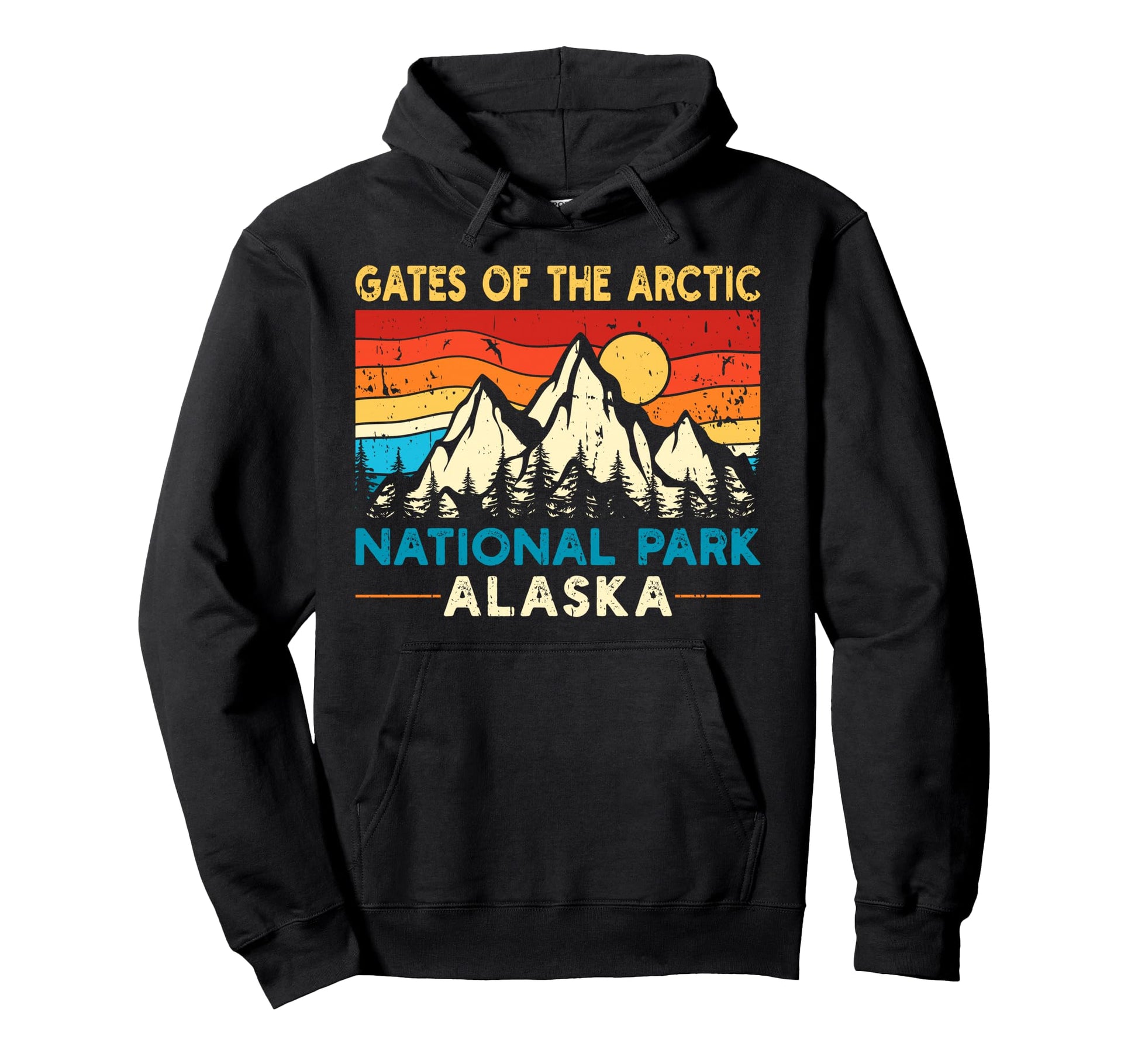 Gates Arctic National Park Hoodie - Custom Art Print Men Women - T-Shirt, Sweatshirt, Hoodie