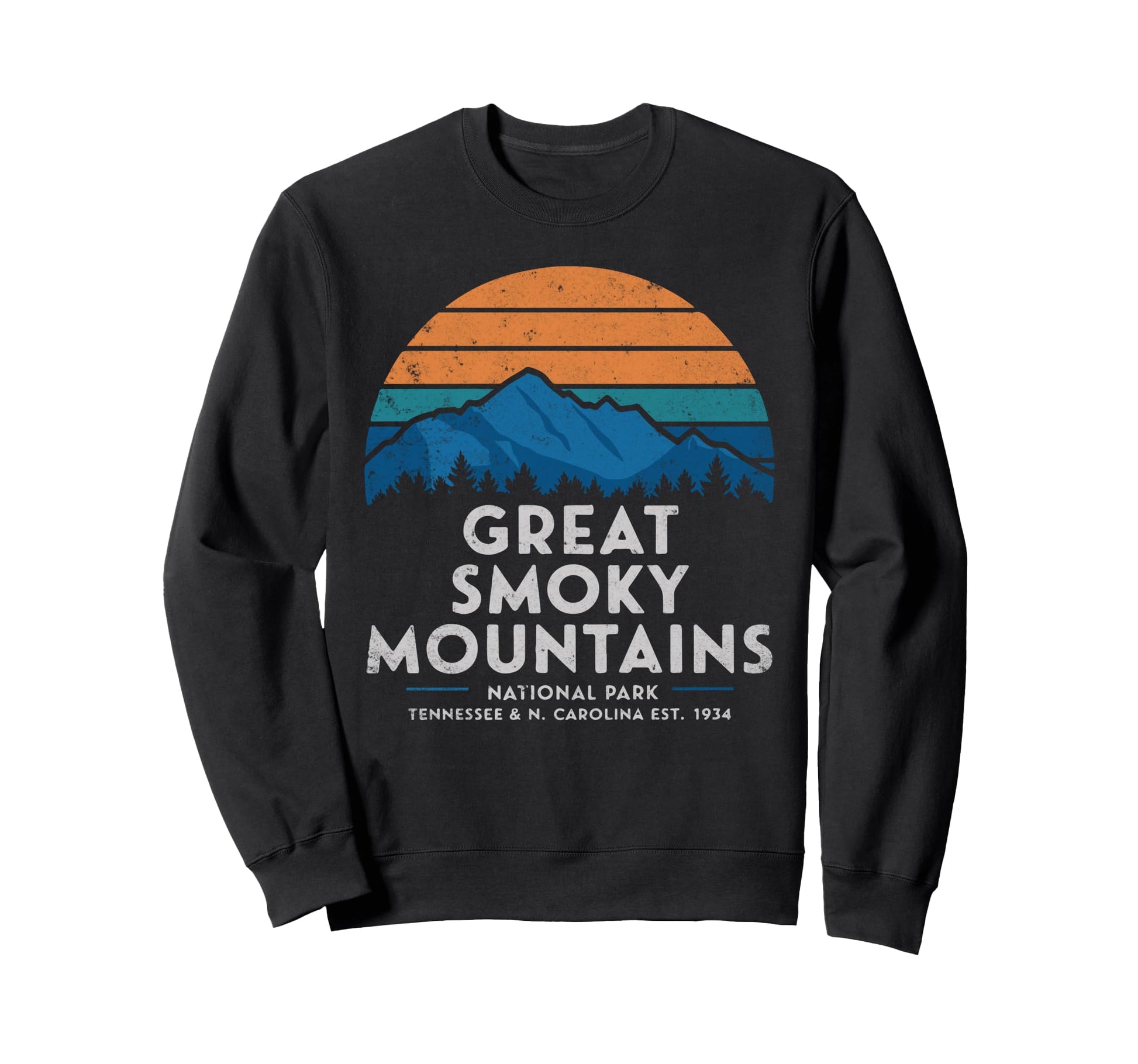 Great Smoky Mountains National Park Sweatshirt - Unique Graphic Men Women - T-Shirt, Sweatshirt, Hoodie