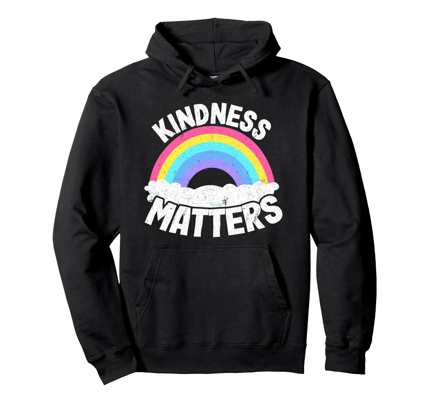 Positive Anti Bullying Rainbow Hoodie - Casual Everyday Wear for Adults - T-Shirt, Sweatshirt, Hoodie