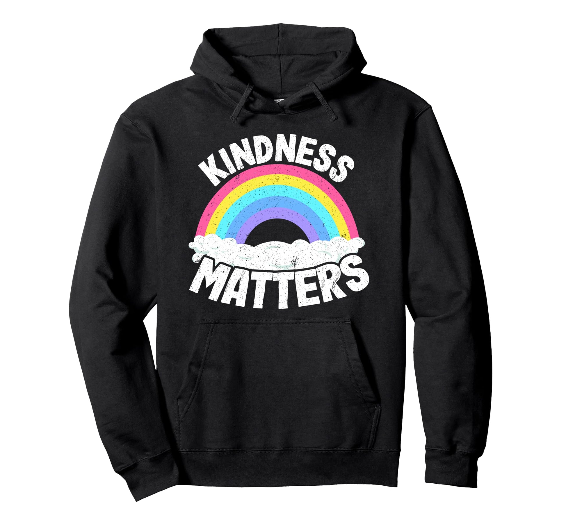 Positive Anti Bullying Rainbow Hoodie - Casual Everyday Wear for Adults - T-Shirt, Sweatshirt, Hoodie