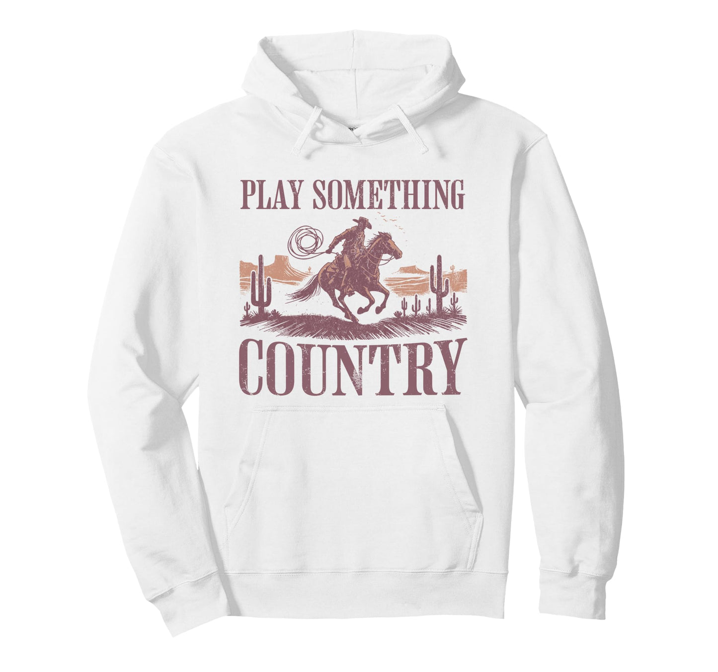 Western Cowboy Riding Horse Play Hoodie - Novelty Apparel Men Women - T-Shirt, Sweatshirt, Hoodie