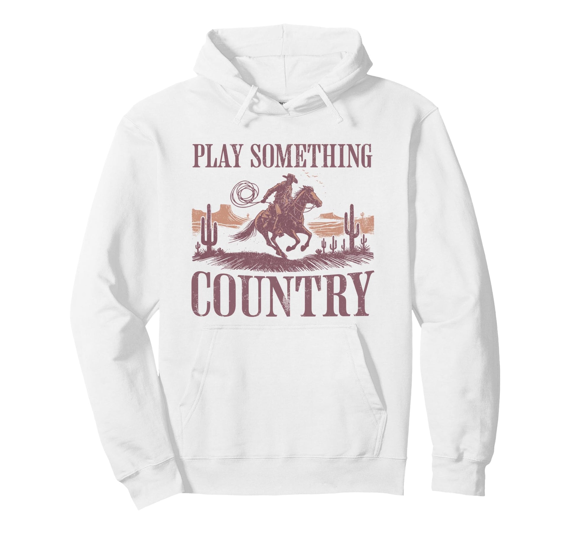 Western Cowboy Riding Horse Play Hoodie - Novelty Apparel Men Women - T-Shirt, Sweatshirt, Hoodie