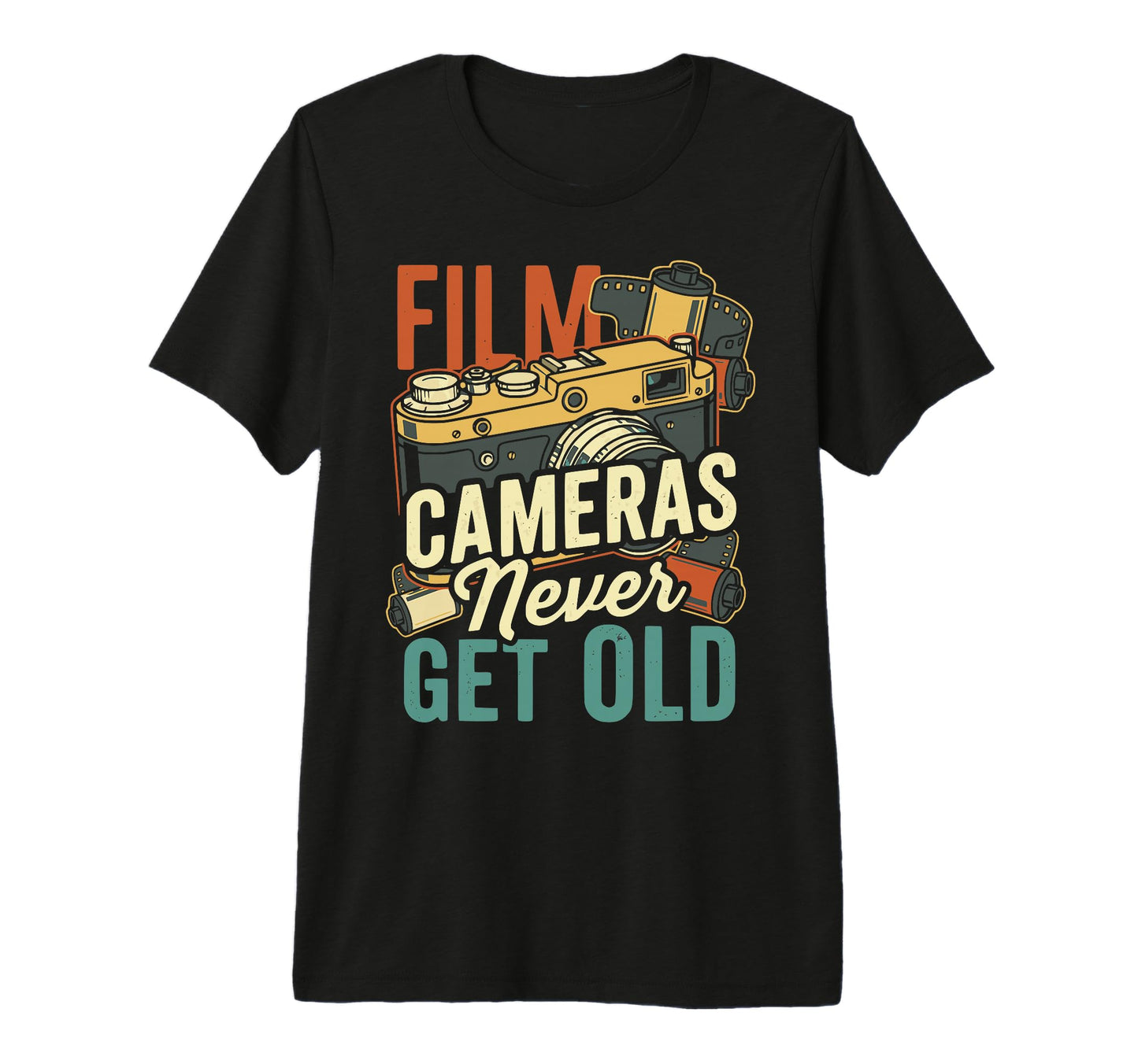 Camera Collector Photography T-Shirt - Trendy Graphic for Adults - T-Shirt, Sweatshirt, Hoodie