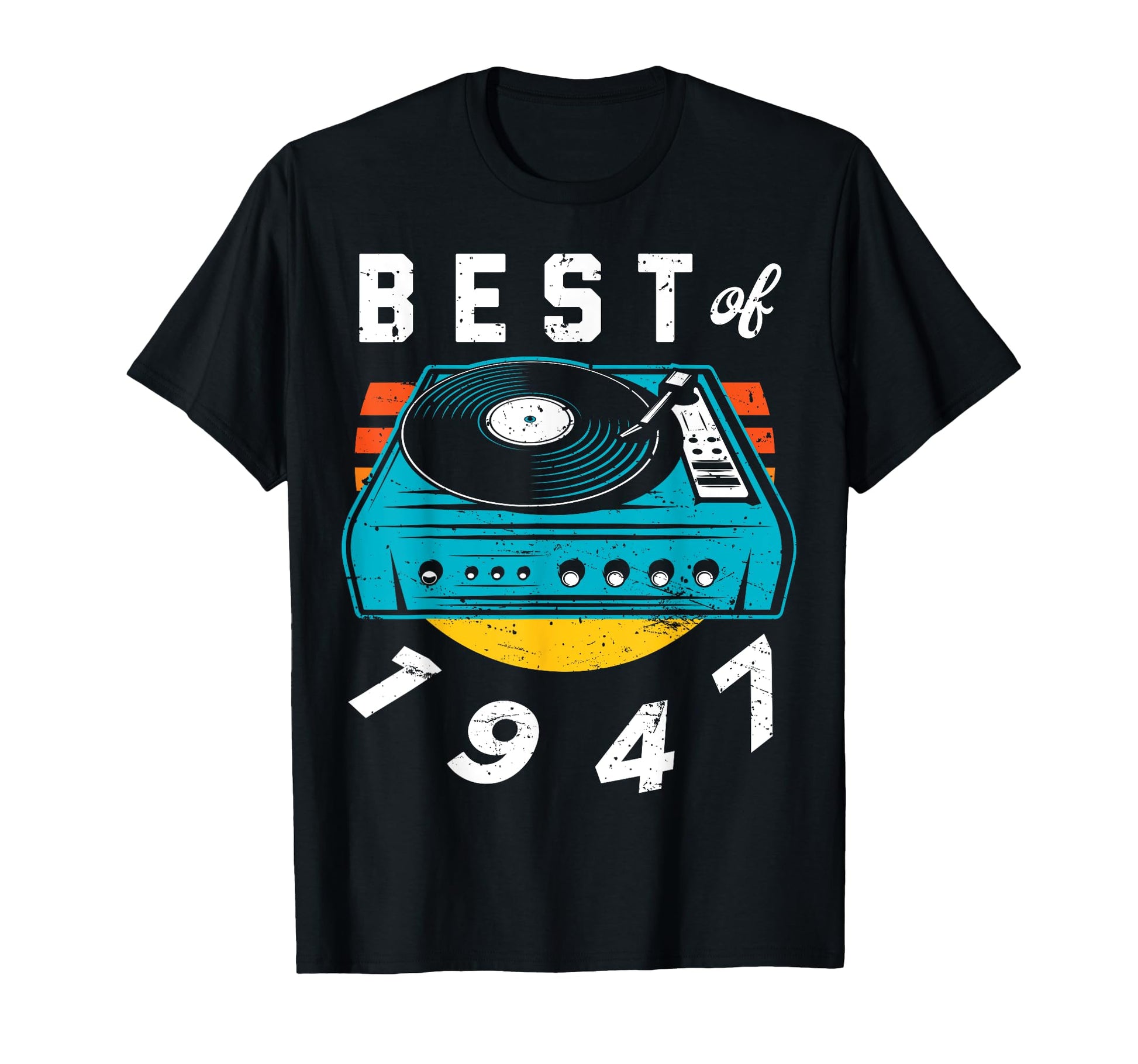 Best 1947 Vinyl Record 75 Birthday T-Shirt - Custom Art Print Unisex - T-Shirt, Sweatshirt, Hoodie