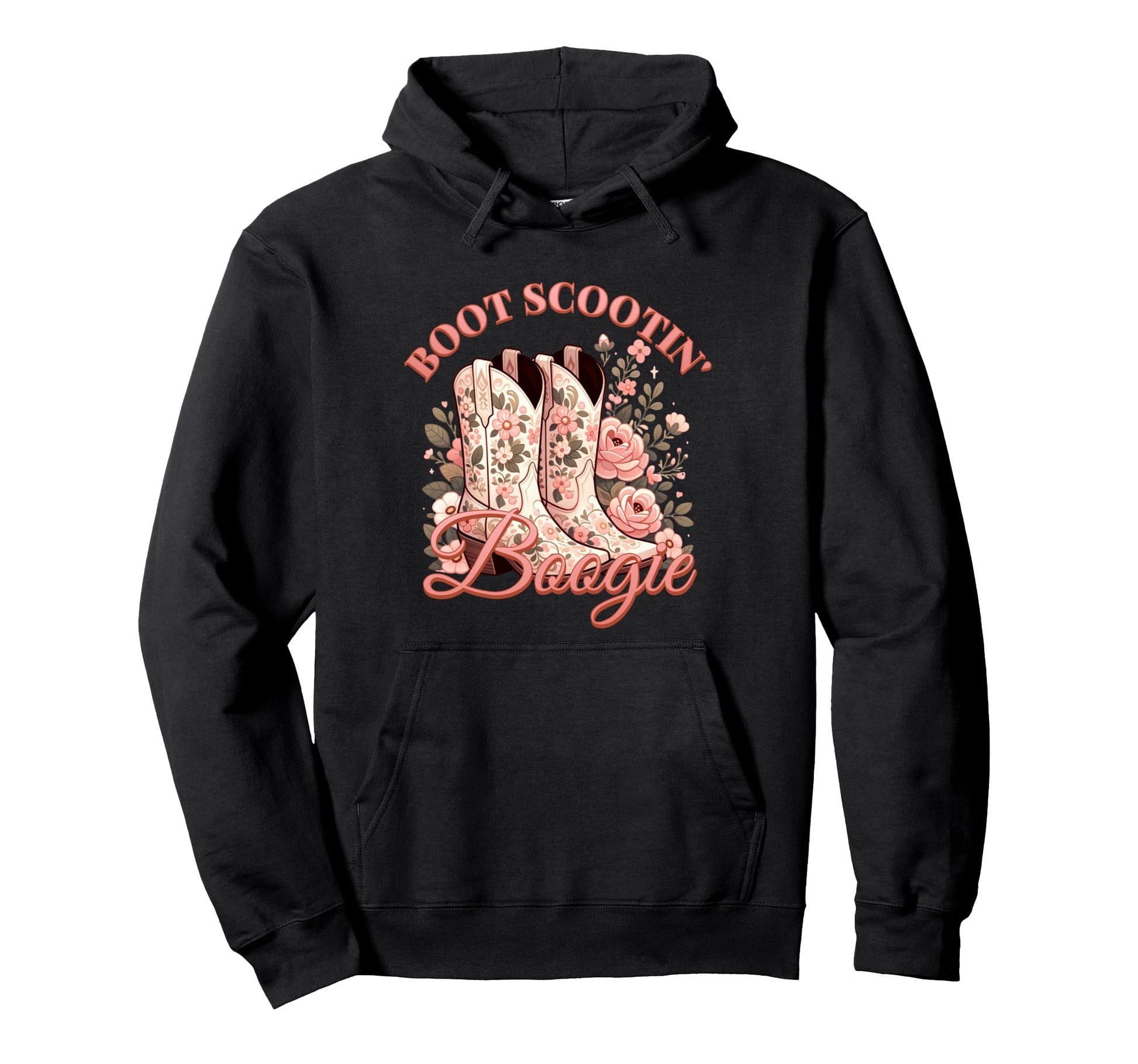 Boot Scootin Boogie Western Cowboys Hoodie - Aesthetic Graphic Men Women - T-Shirt, Sweatshirt, Hoodie