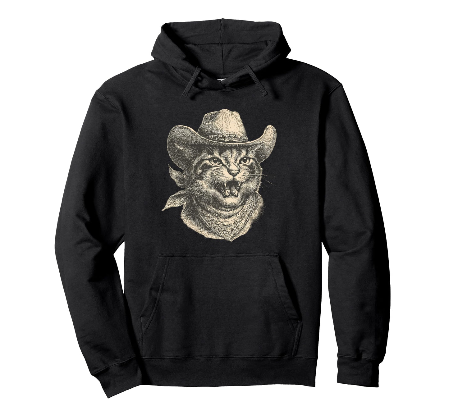 Cat Cowboy Western Country Cowgirl Hoodie - Streetwear Style Men Women - T-Shirt, Sweatshirt, Hoodie
