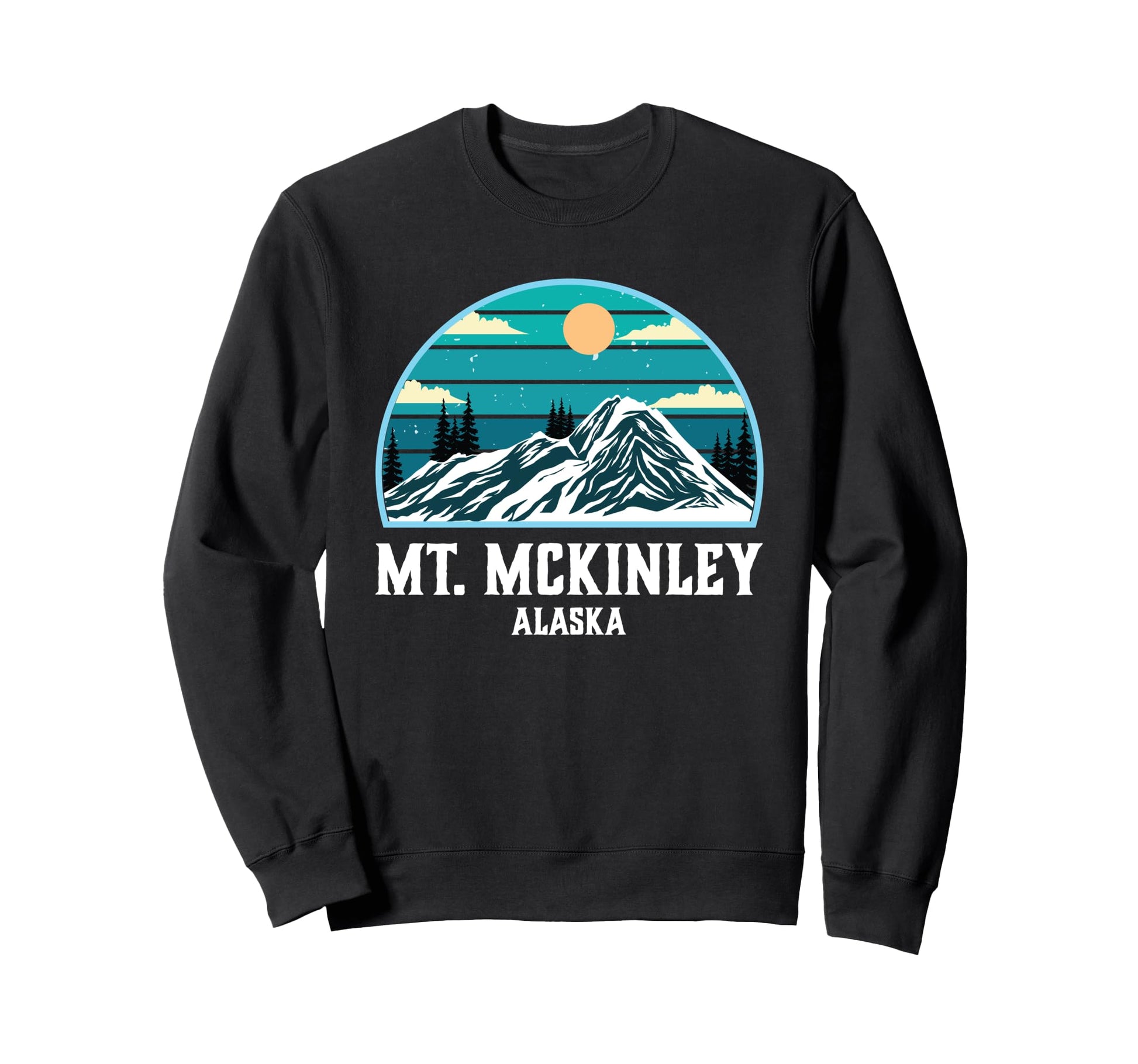 Mount Mckinley National Park Alaska Sweatshirt - Minimalist Print Men Women - T-Shirt, Sweatshirt, Hoodie