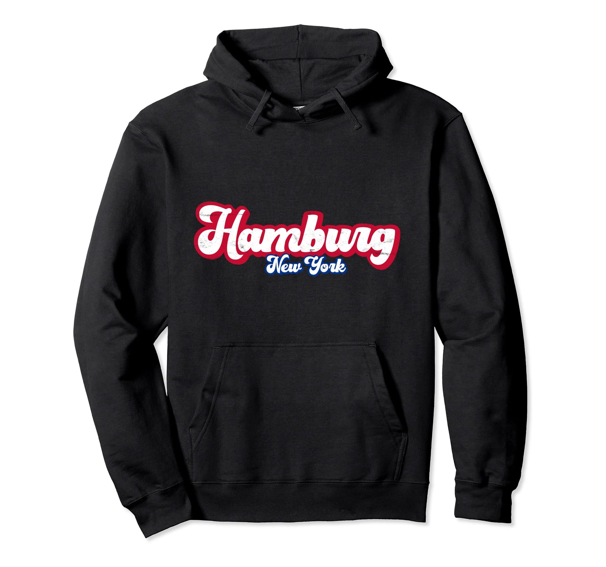 Hamburg New York Ny Script 716 Western Hoodie - Aesthetic Graphic Unisex - T-Shirt, Sweatshirt, Hoodie