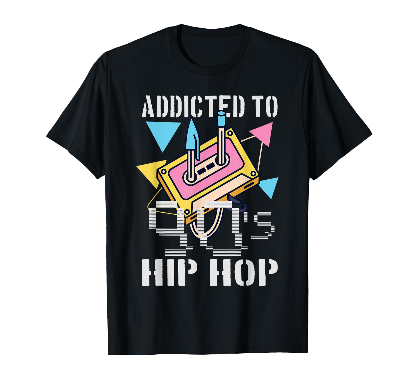 Addicted To 90S Hip Hop Gangster Rap Old T-Shirt - Graphic Print Men Women - T-Shirt, Sweatshirt, Hoodie