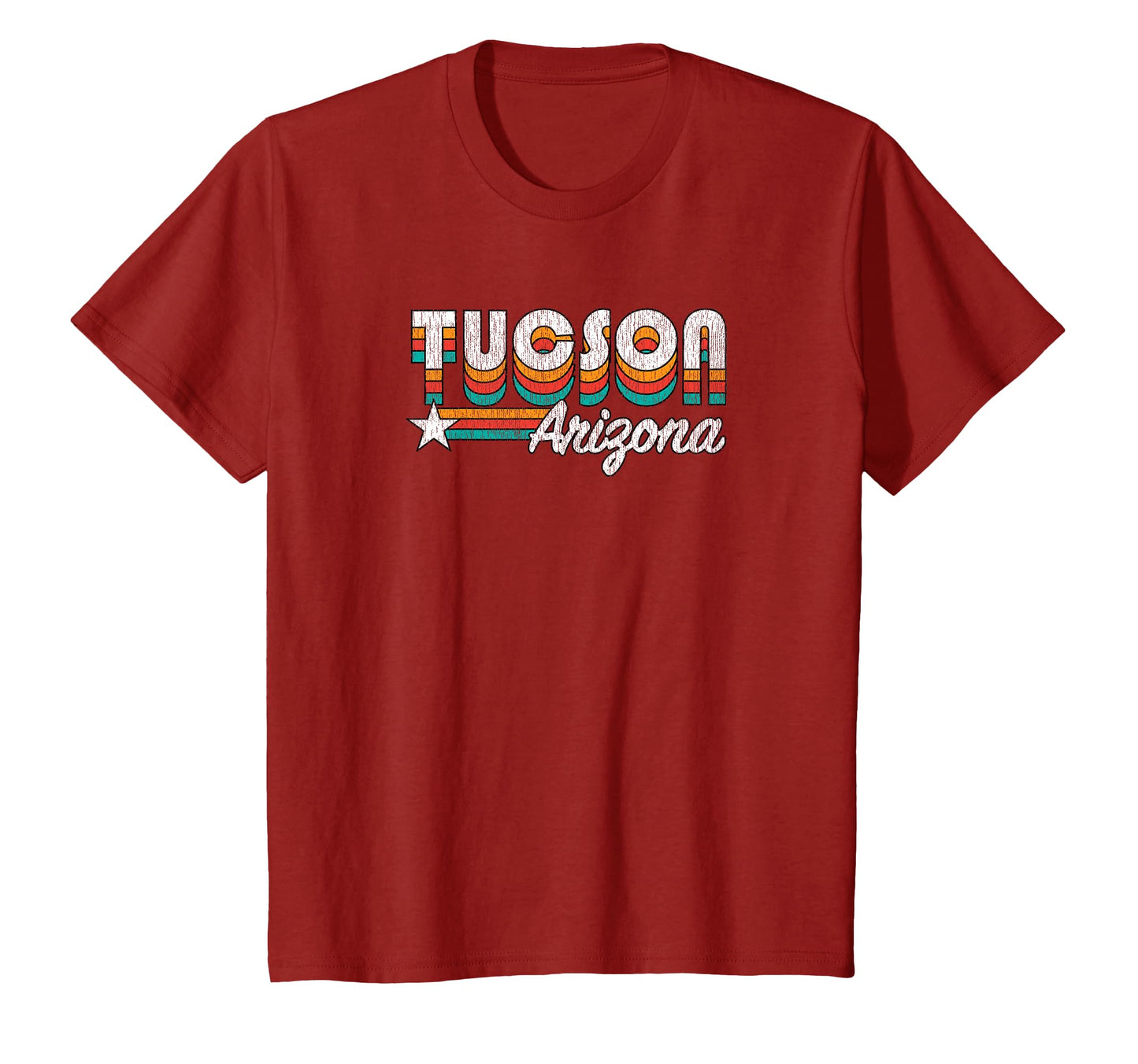 Tucson Az Rainbow Colors T-Shirt - Graphic Print Unisex - T-Shirt, Sweatshirt, Hoodie