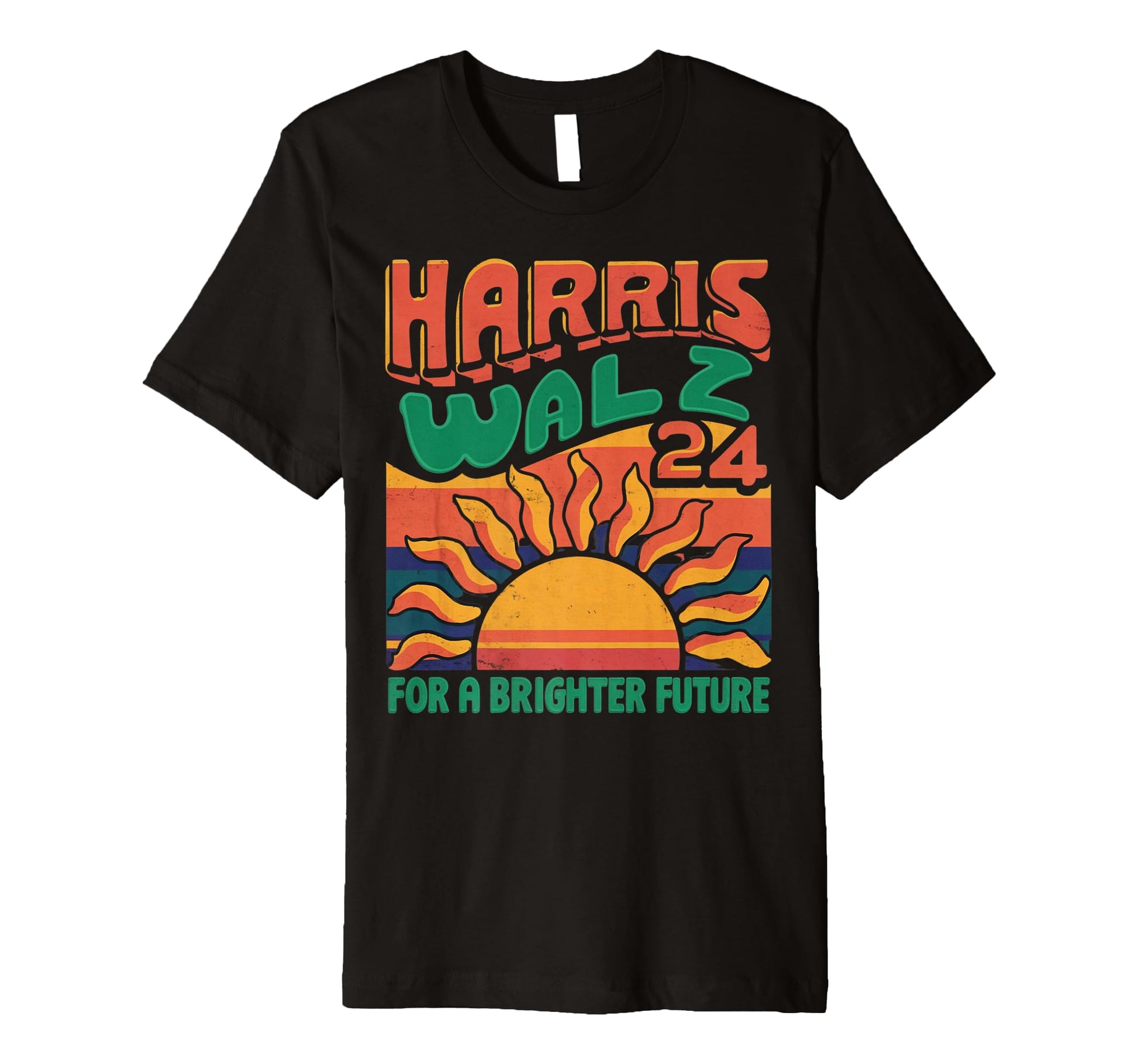 Harris Walz Boho Kamala 2024 T-Shirt - Casual Everyday Wear Men Women - T-Shirt, Sweatshirt, Hoodie