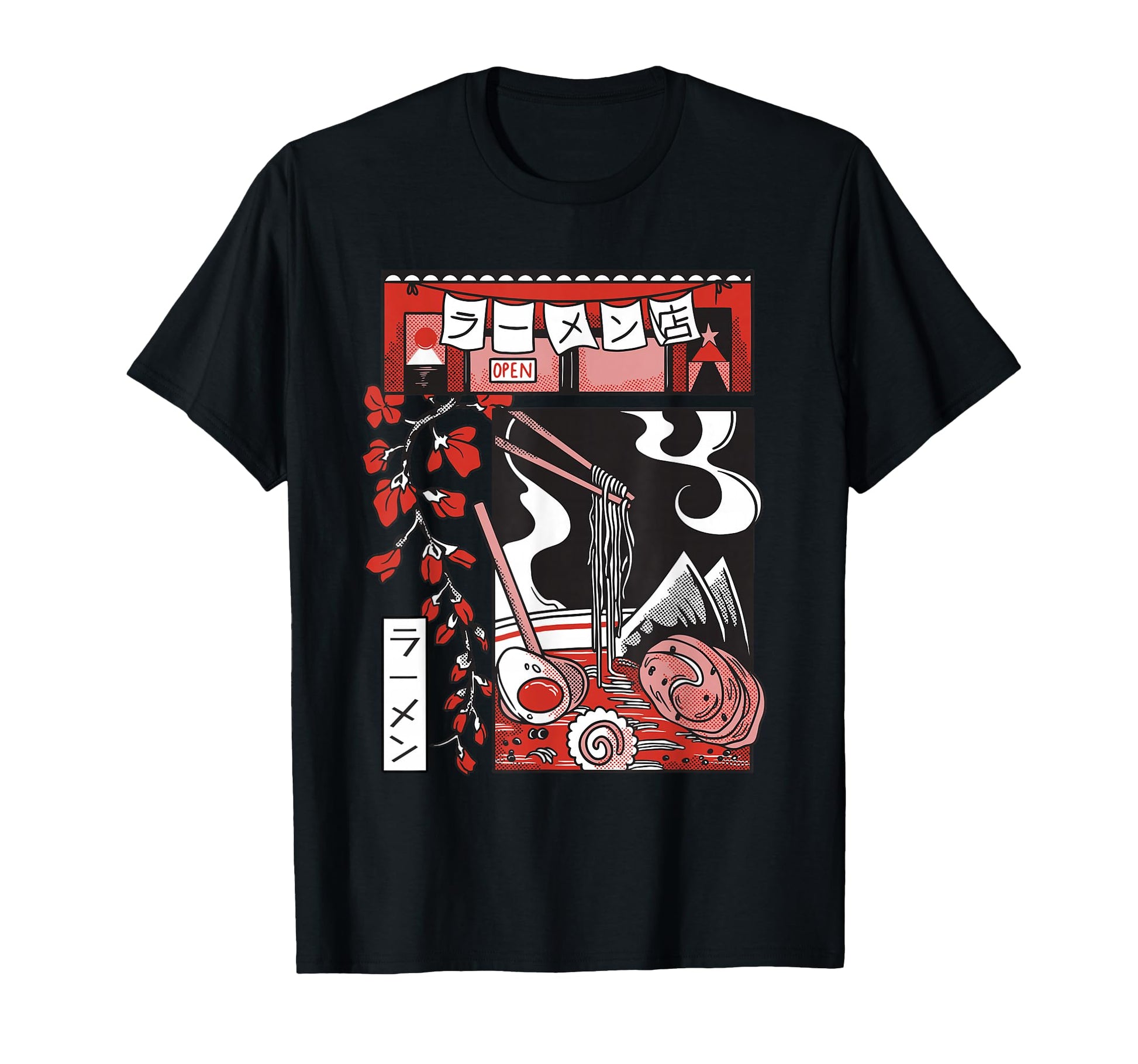 Lofi Vaporwave Ramen Bowl Aesthetic T-Shirt - Novelty Apparel Men Women - T-Shirt, Sweatshirt, Hoodie