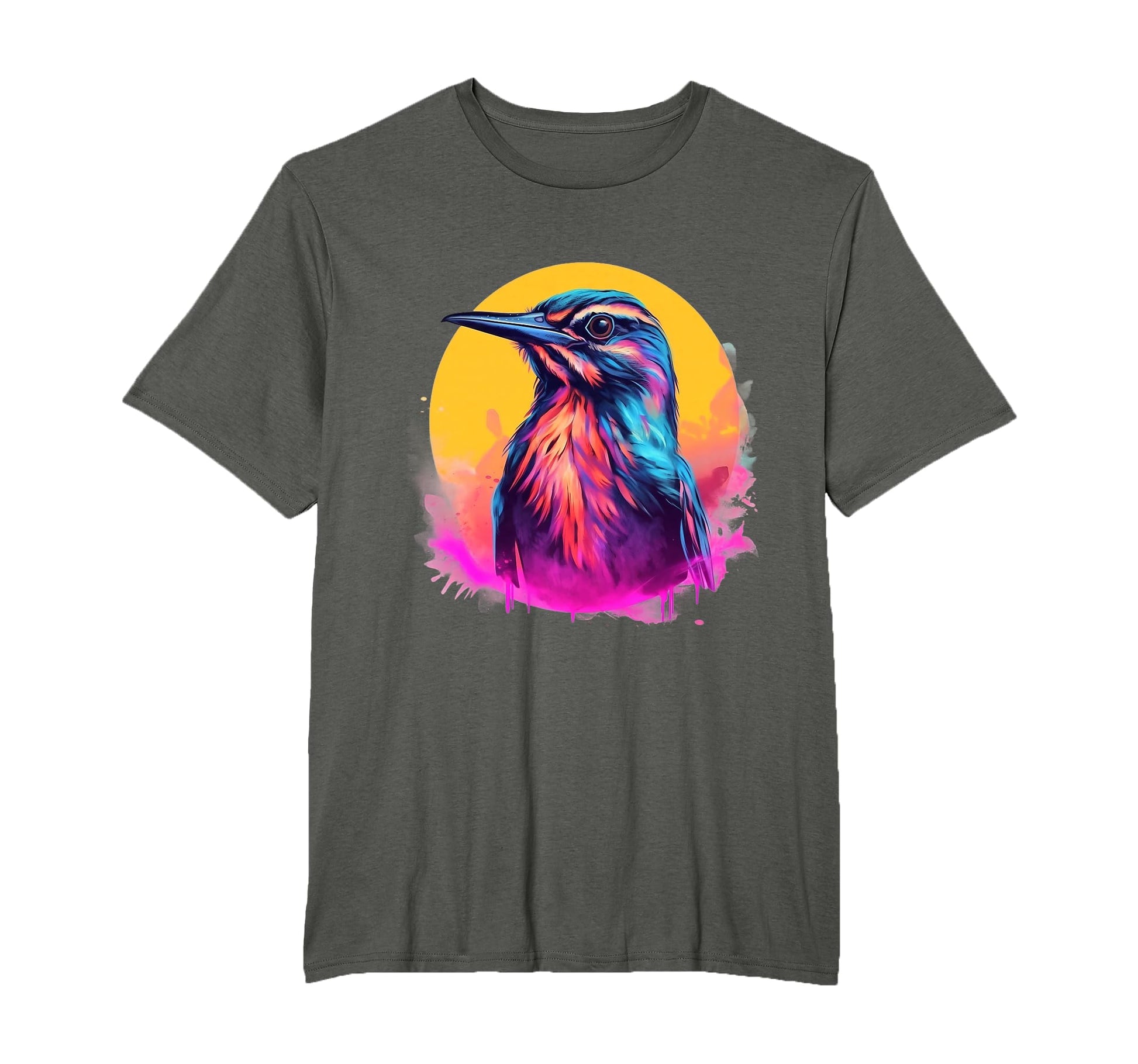 Vaporwave Aesthetic Eastern Meadowlark T-Shirt - Novelty Apparel for Adults - T-Shirt, Sweatshirt, Hoodie