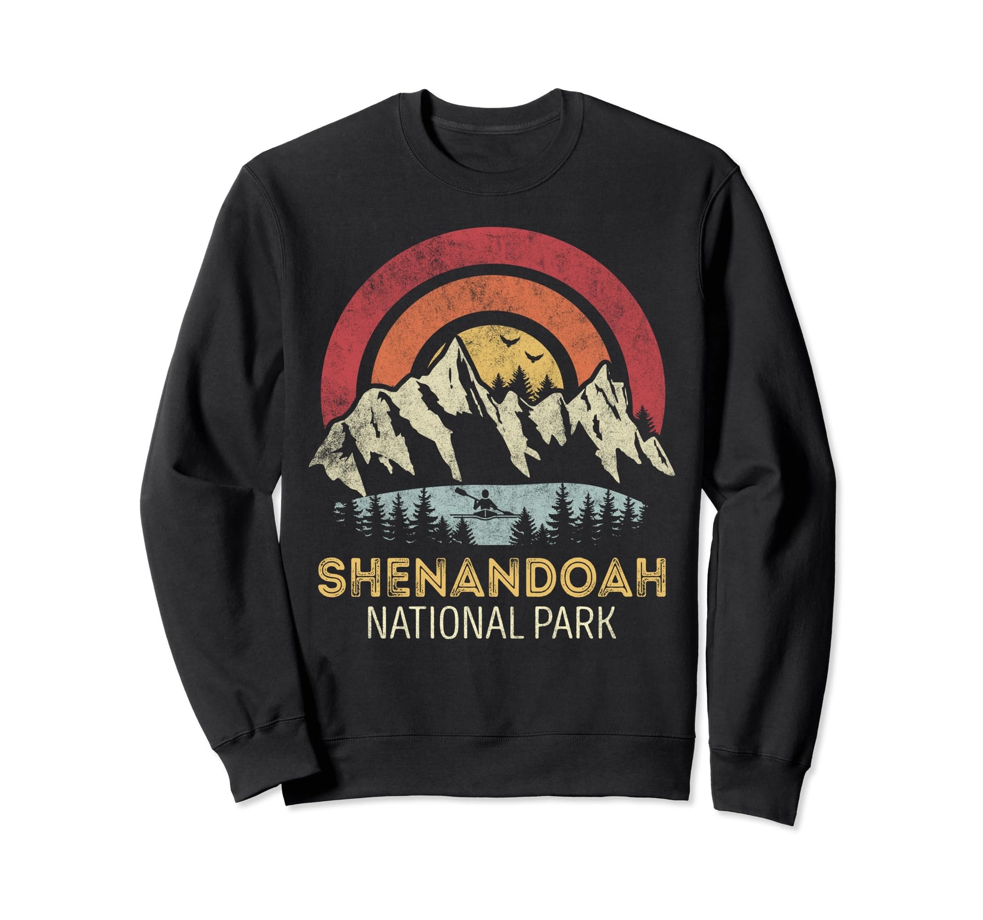Shenandoah National Park Mountain Sweatshirt - Custom Art Print for Adults - T-Shirt, Sweatshirt, Hoodie