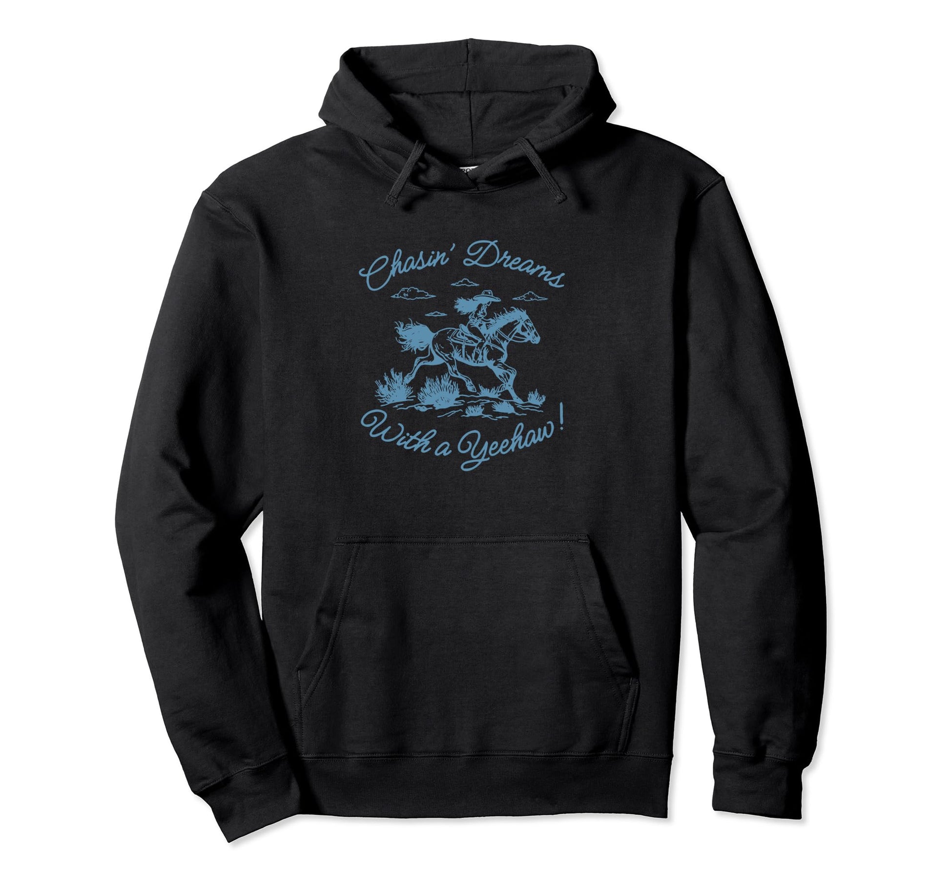 Cowgirl Western Horse Coastal Aesthetic Hoodie - Graphic Print Unisex - T-Shirt, Sweatshirt, Hoodie