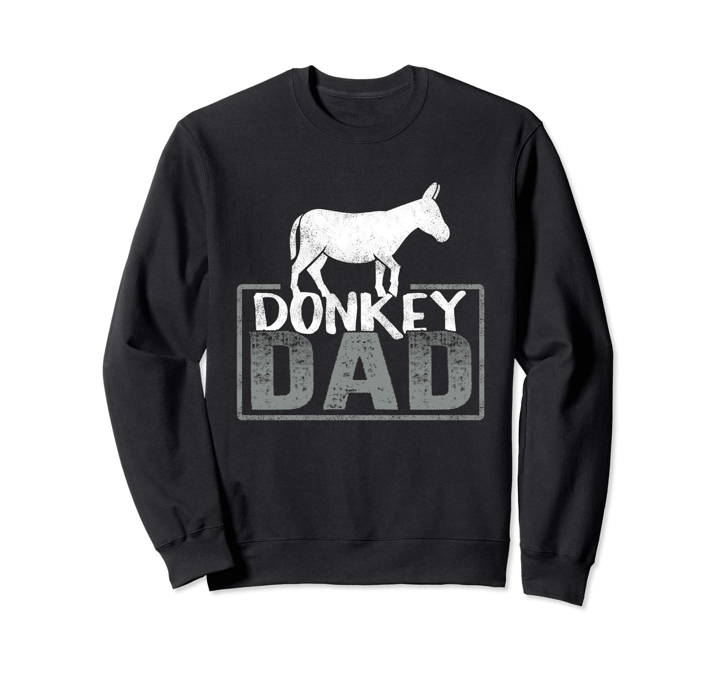 Donkey Dad Donkeys Lover Animal Sweatshirt - Aesthetic Graphic Unisex - T-Shirt, Sweatshirt, Hoodie