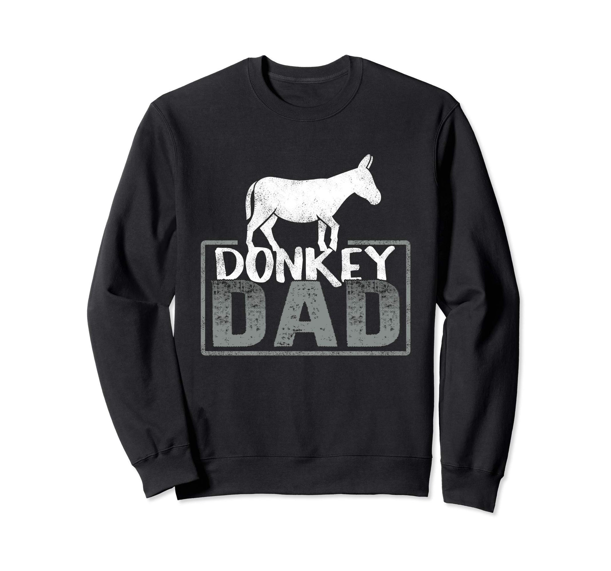Donkey Dad Donkeys Lover Animal Sweatshirt - Aesthetic Graphic Unisex - T-Shirt, Sweatshirt, Hoodie
